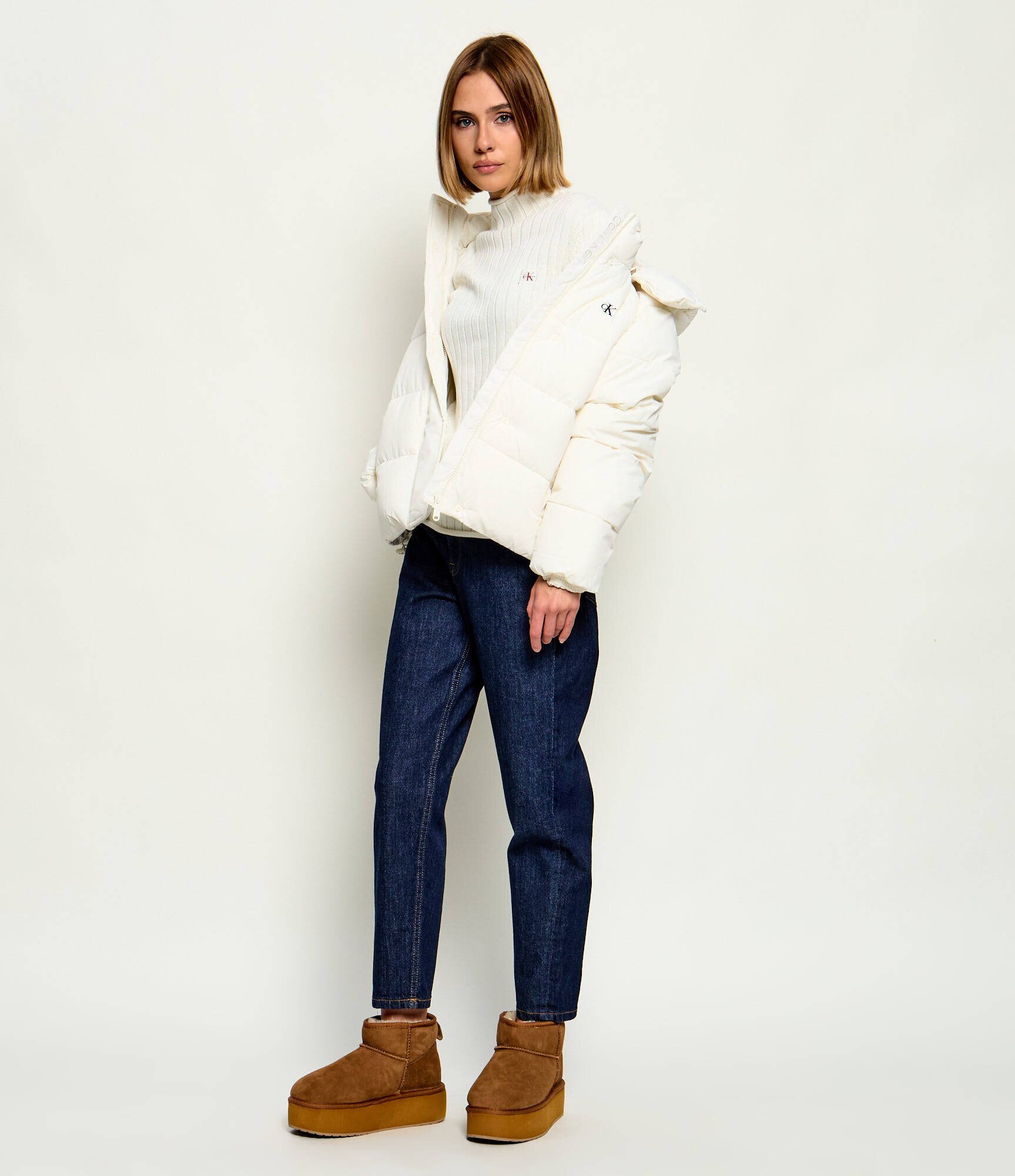 Calvin Klein Jeans Guler înalt | Slim Fit