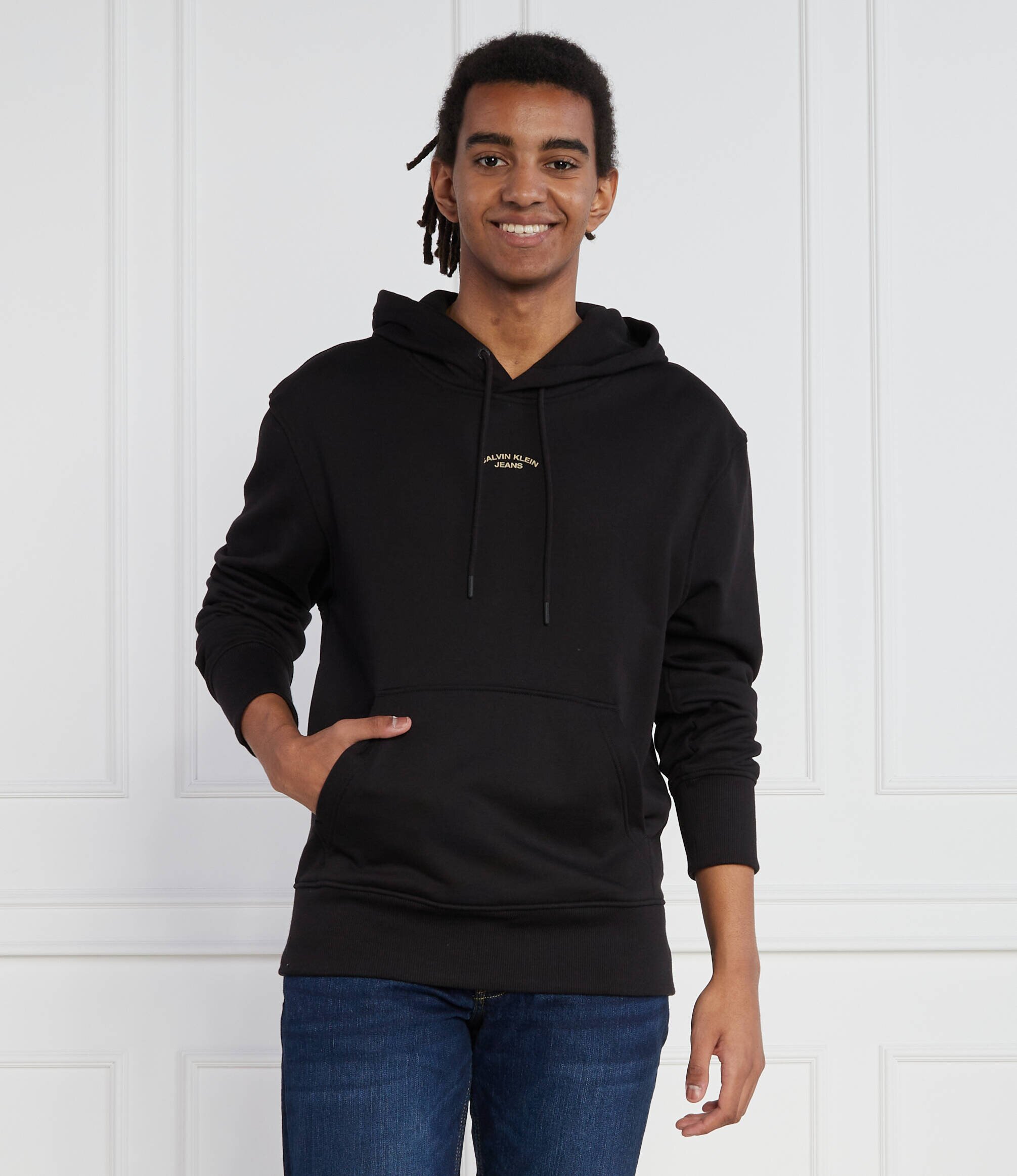 Calvin Klein Jeans Hanorac CANVAS CURVE GRAPHIC | Regular Fit