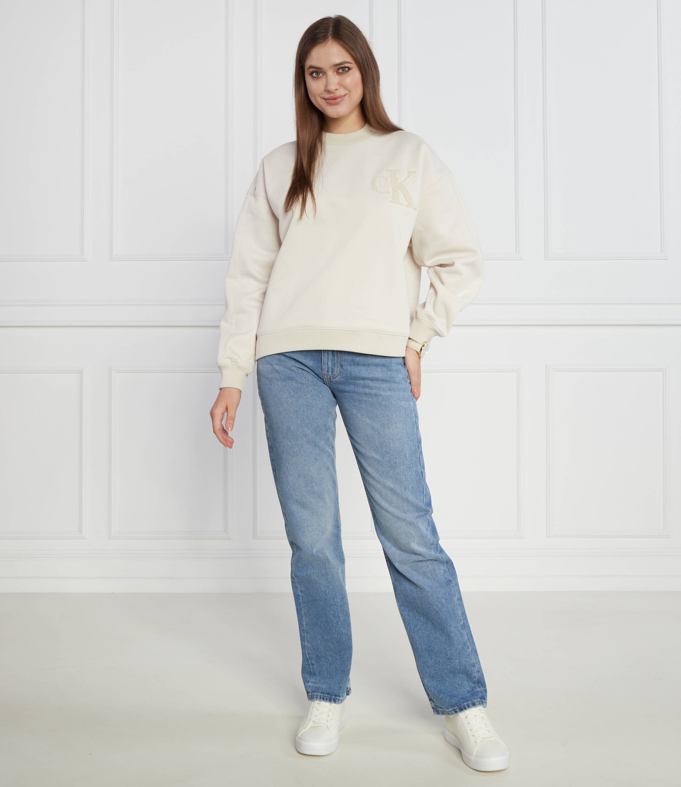Calvin Klein Jeans Hanorac CHENILLE CK CREWNECK | Regular Fit