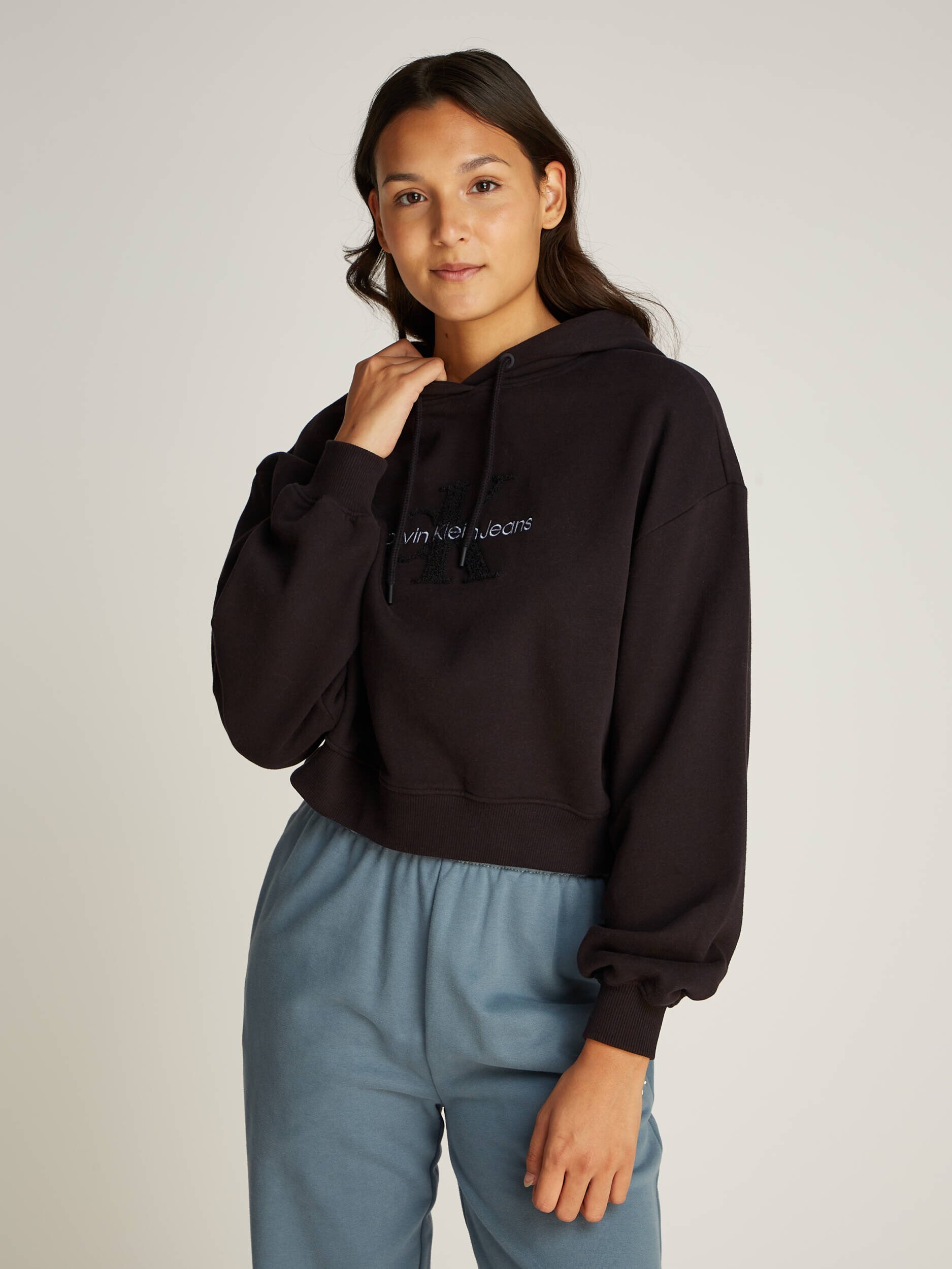 Calvin Klein Jeans Hanorac CHENILLE | Cropped Fit
