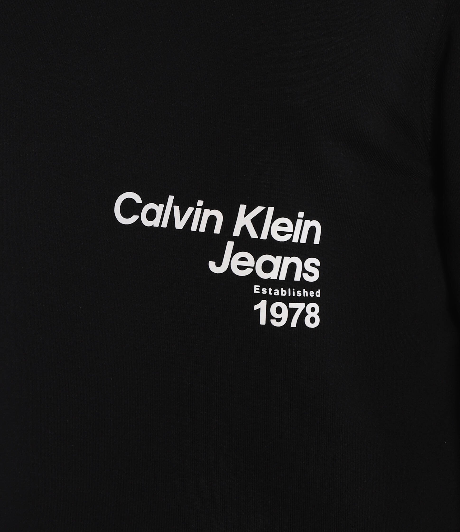 Calvin Klein Jeans Hanorac DIFFUSED LOGO CREW NECK | Loose fit