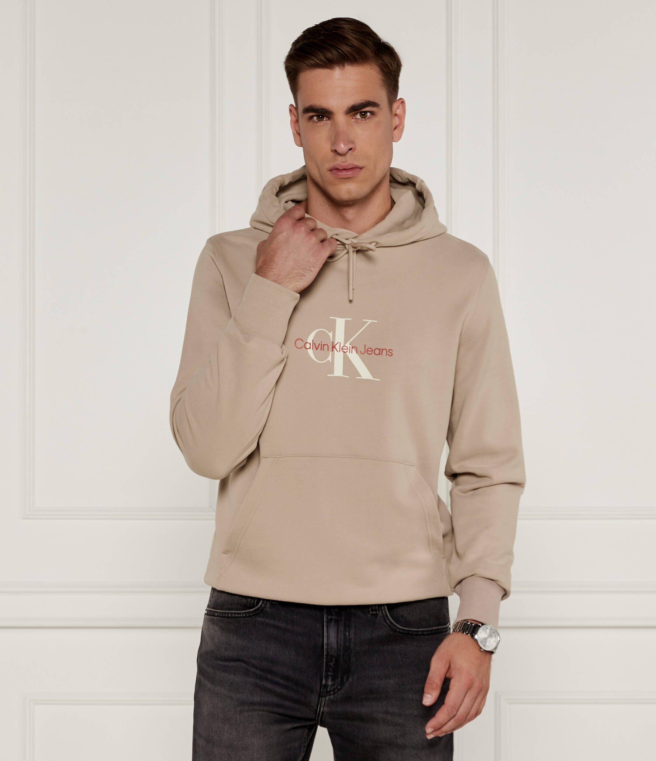 Calvin Klein Jeans Hanorac DISTRESSED | Regular Fit