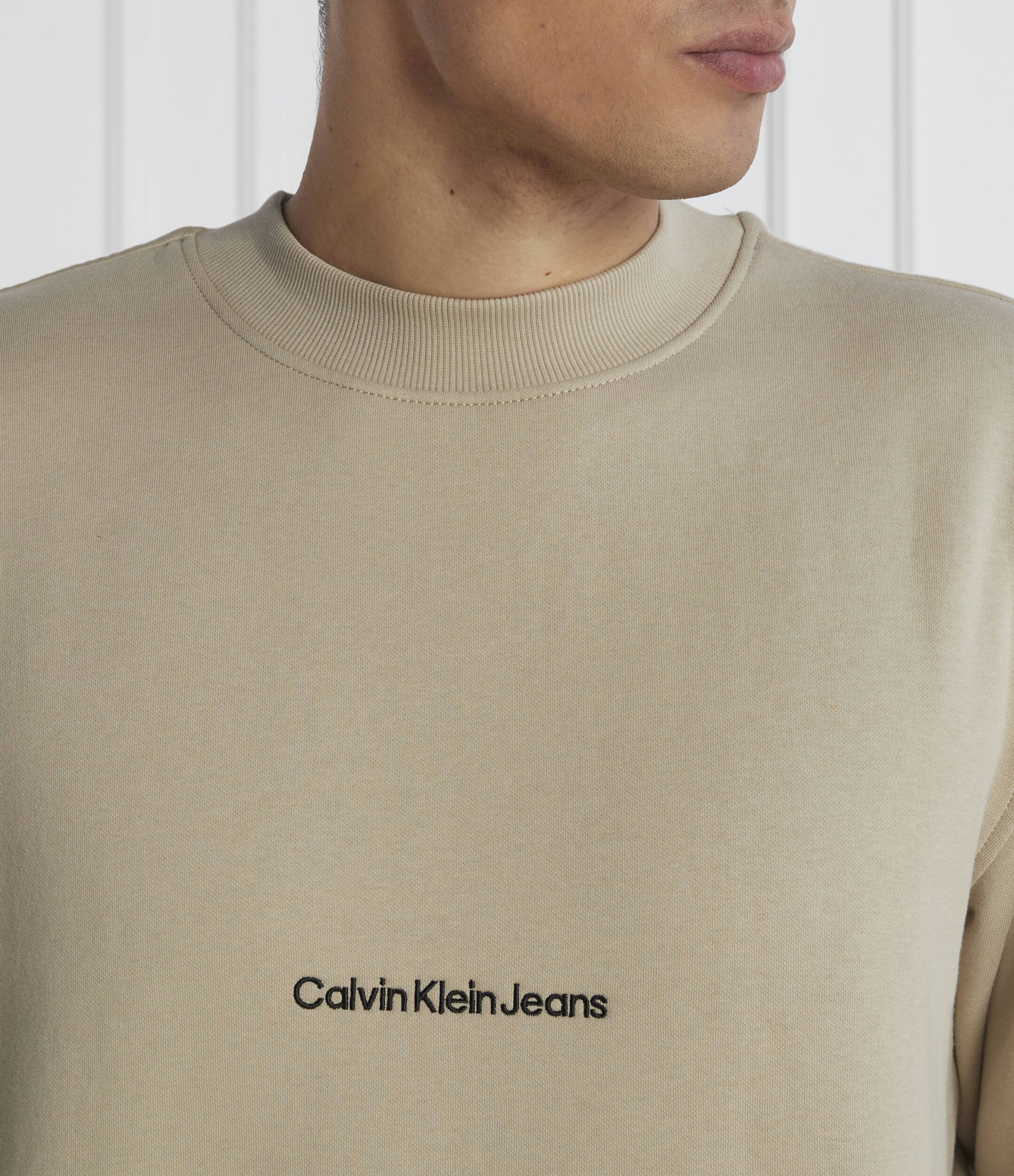 Calvin Klein Jeans Hanorac INSTITUTIONAL CREW NECK | Relaxed fit