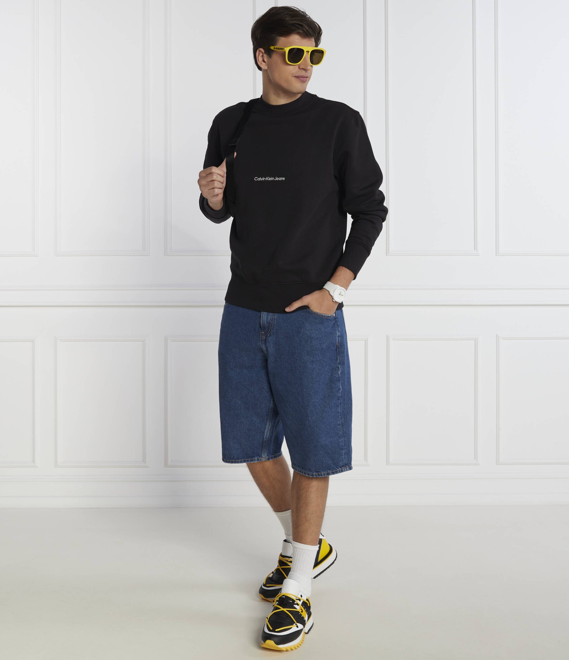 Calvin Klein Jeans Hanorac INSTITUTIONAL CREW NECK | Relaxed fit