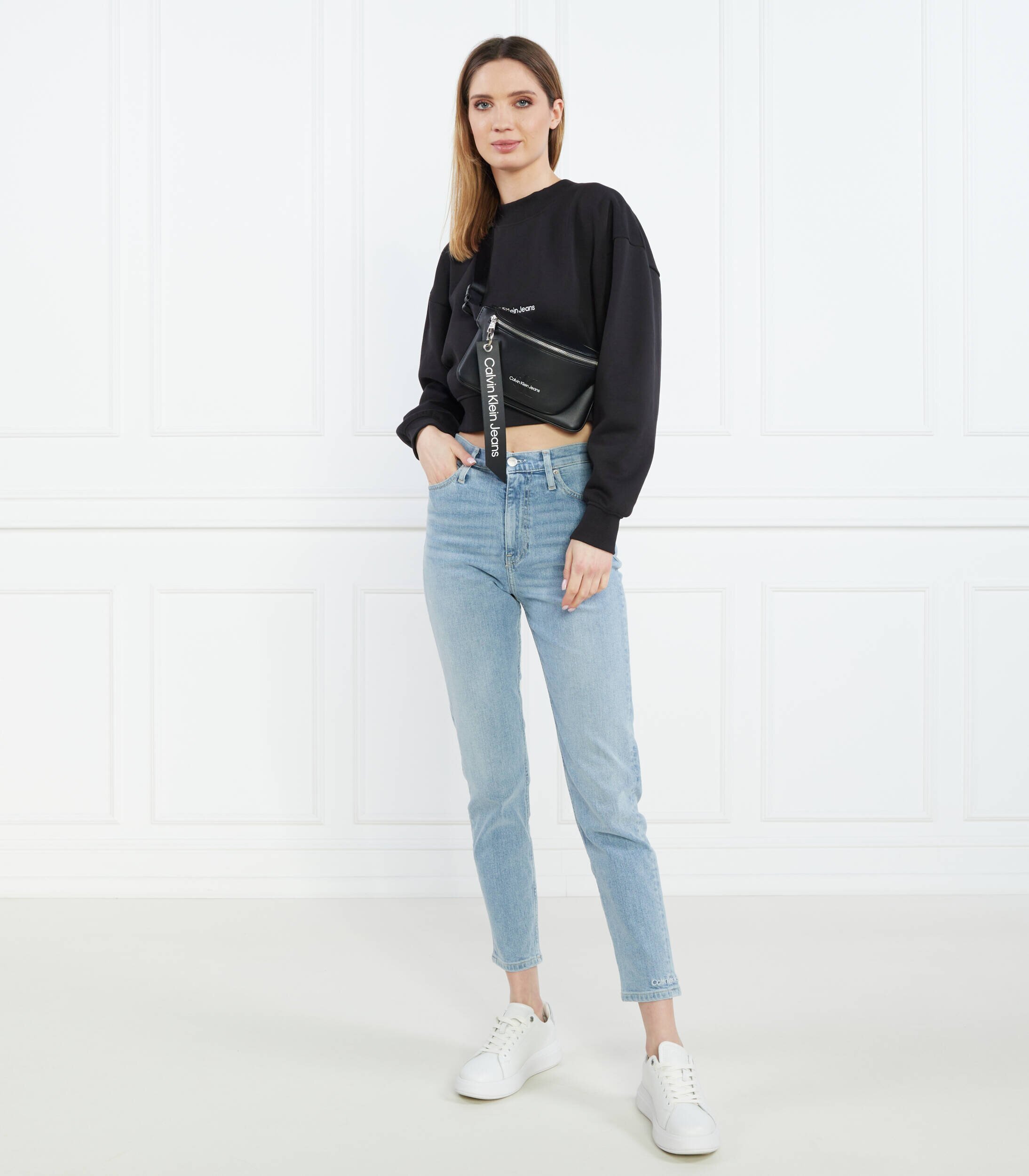 Calvin Klein Jeans Hanorac Institutional | Cropped Fit