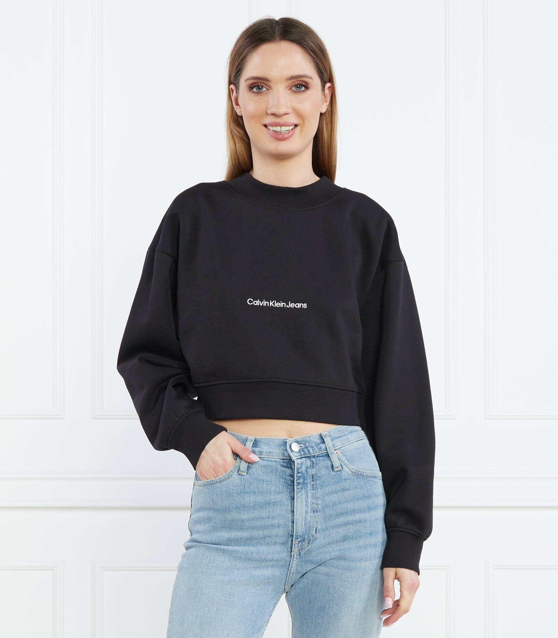 Calvin Klein Jeans Hanorac Institutional | Cropped Fit