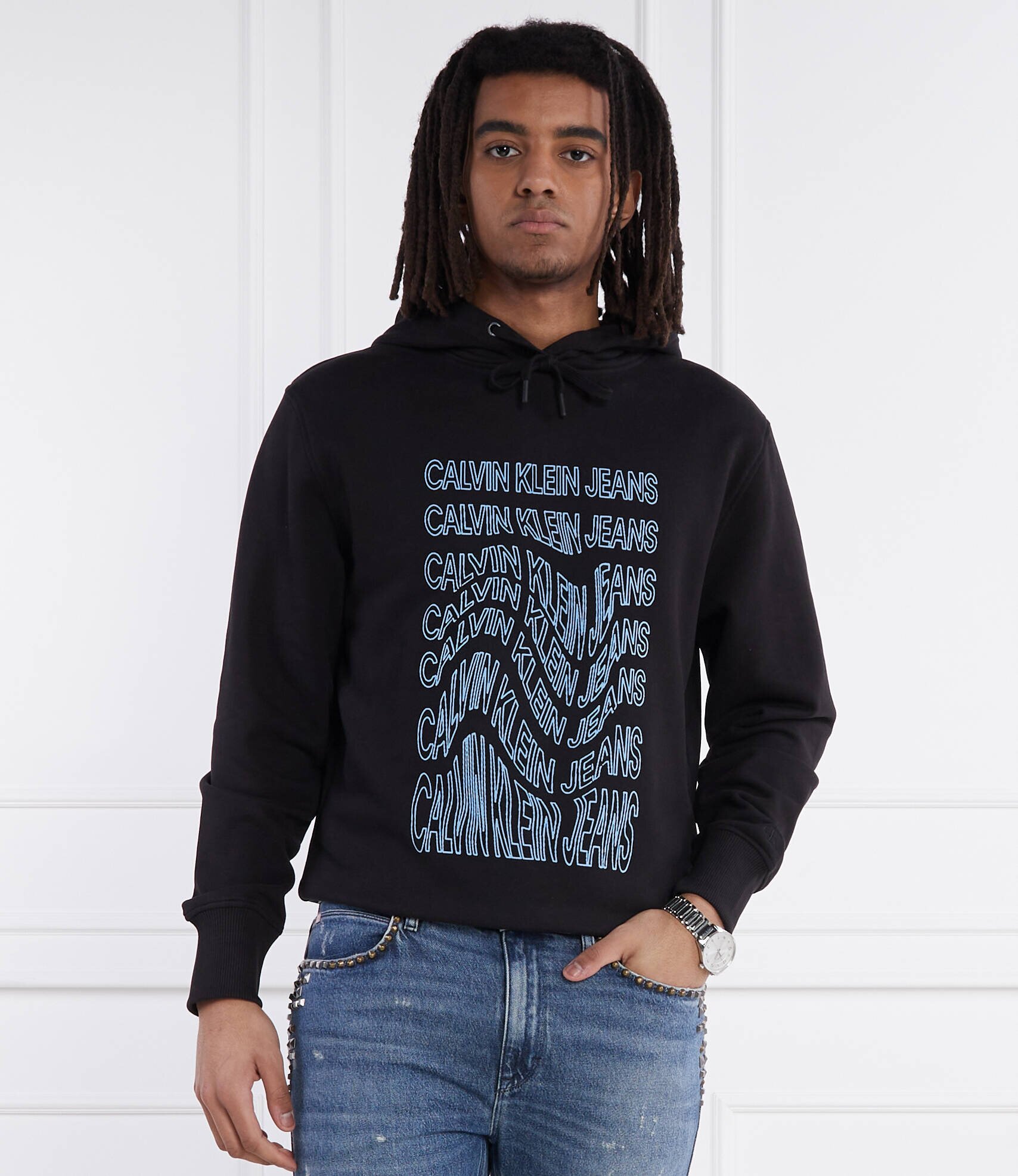 Calvin Klein Jeans Hanorac INSTITUTIONAL WARP | Regular Fit