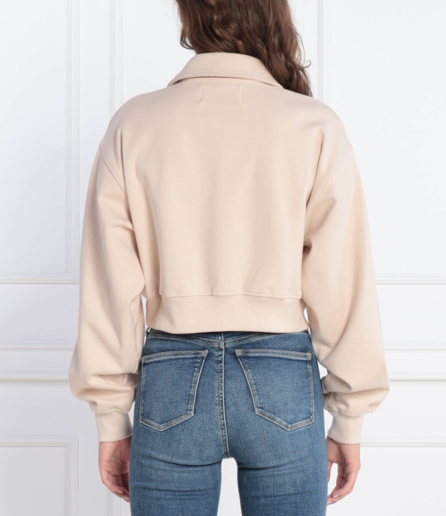 Calvin Klein Jeans Hanorac LABEL POLO COLLAR | Loose fit