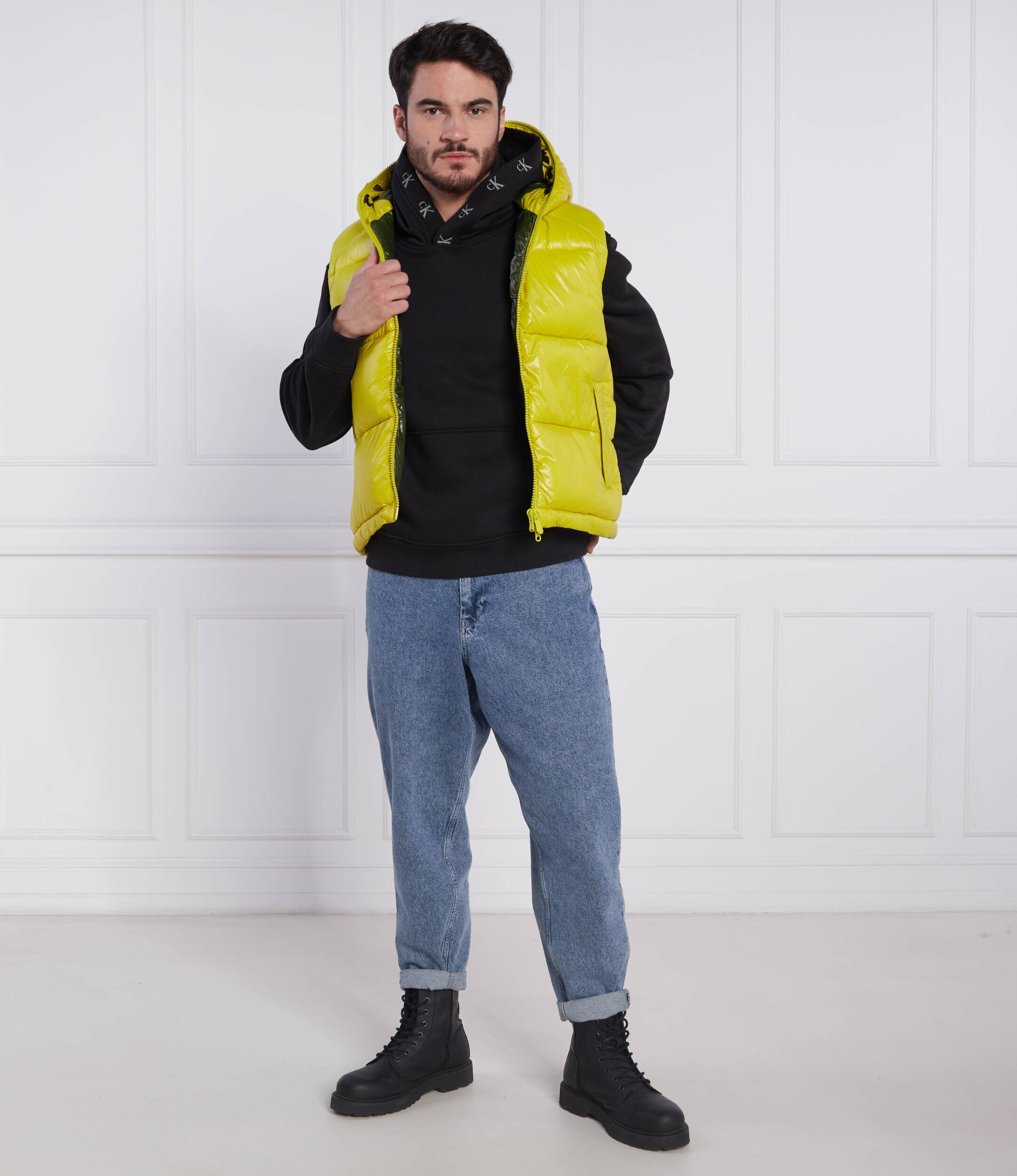 Calvin Klein Jeans Hanorac LOGO JACQUARD | Regular Fit
