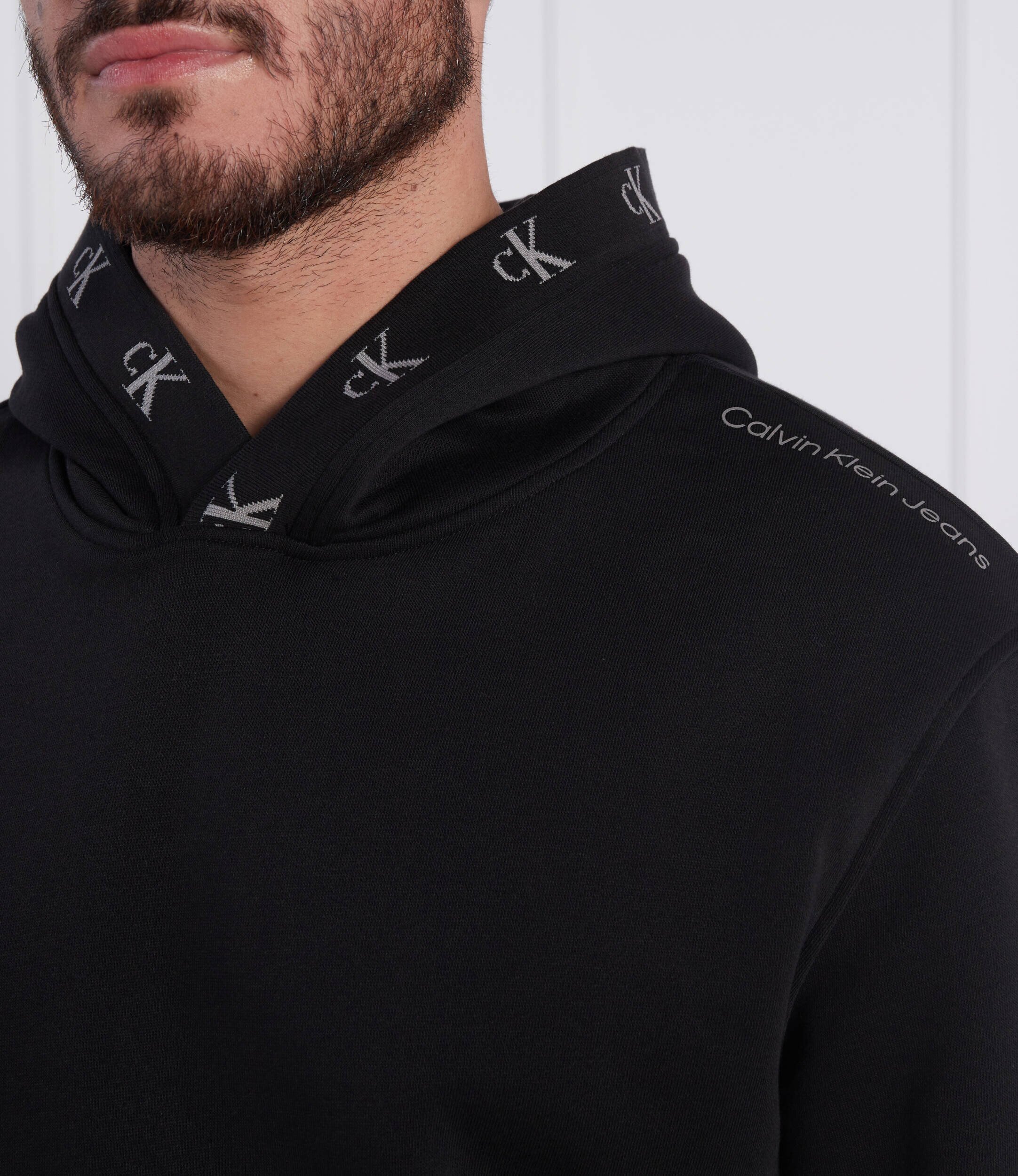 Calvin Klein Jeans Hanorac LOGO JACQUARD | Regular Fit