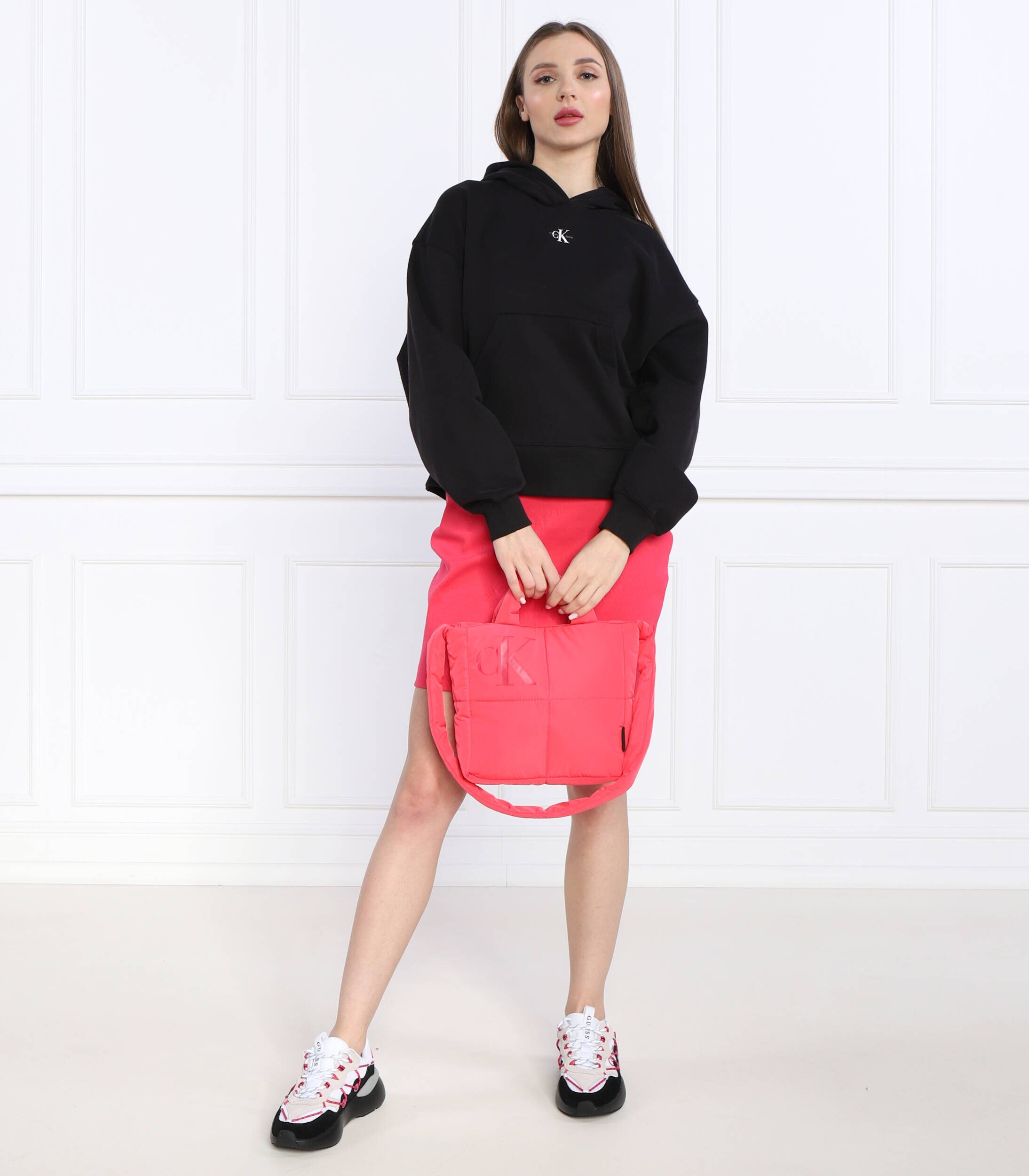 Calvin Klein Jeans Hanorac MICRO MONOLOGO | Oversize fit