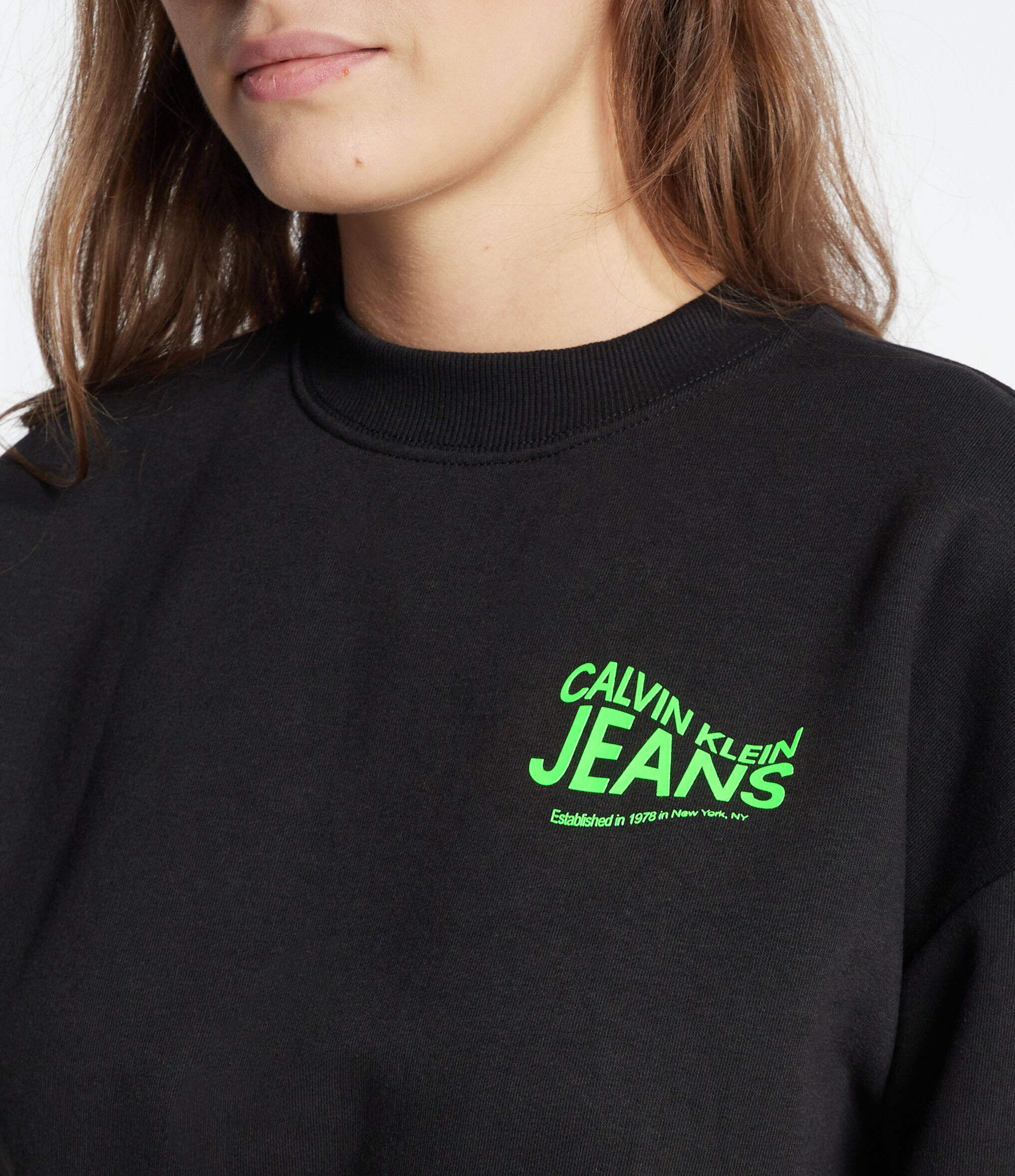 Calvin Klein Jeans Hanorac MOTION LOGO | Cropped Fit