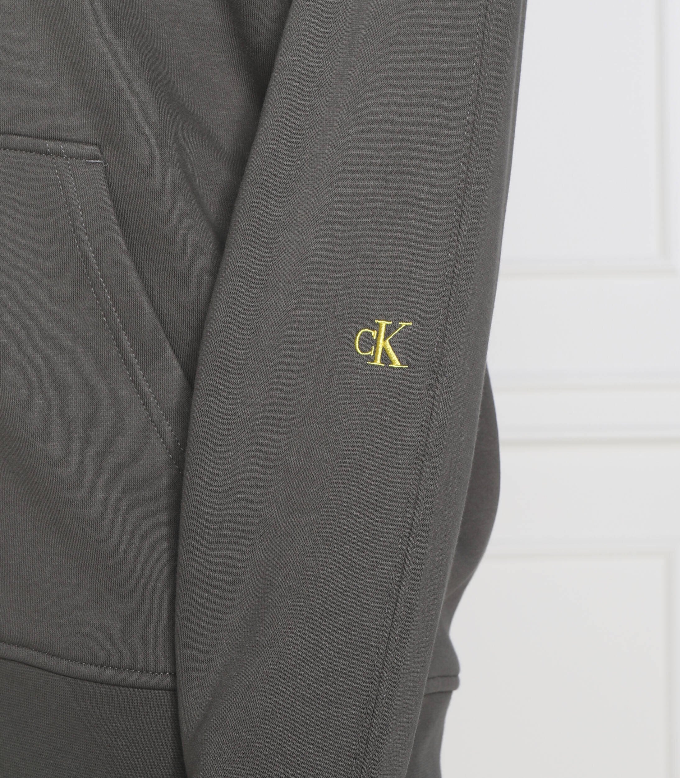 Calvin Klein Jeans Hanorac OFF PLACED INSTIT ZIP-THROUGH | Regular Fit