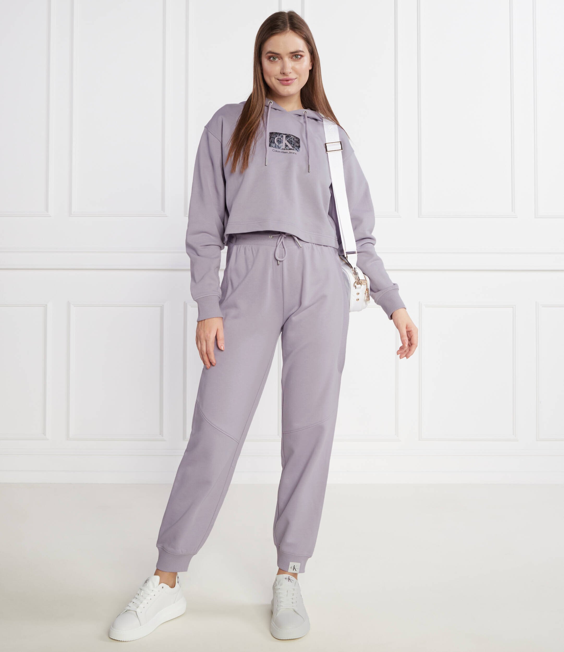 Calvin Klein Jeans Hanorac PRINTED BOX | Cropped Fit