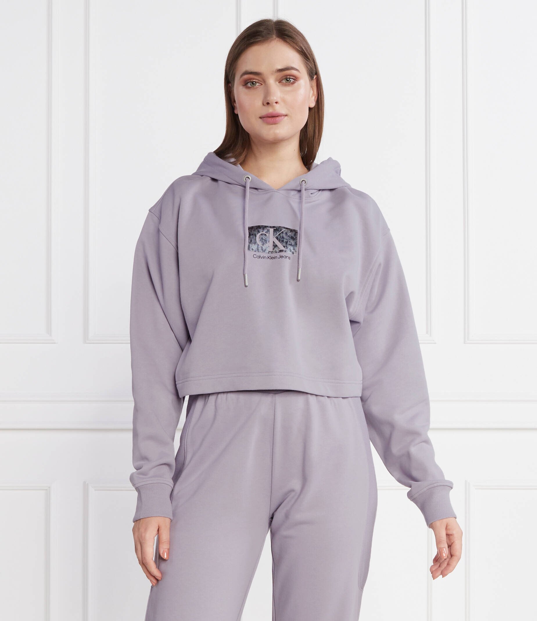 Calvin Klein Jeans Hanorac PRINTED BOX | Cropped Fit