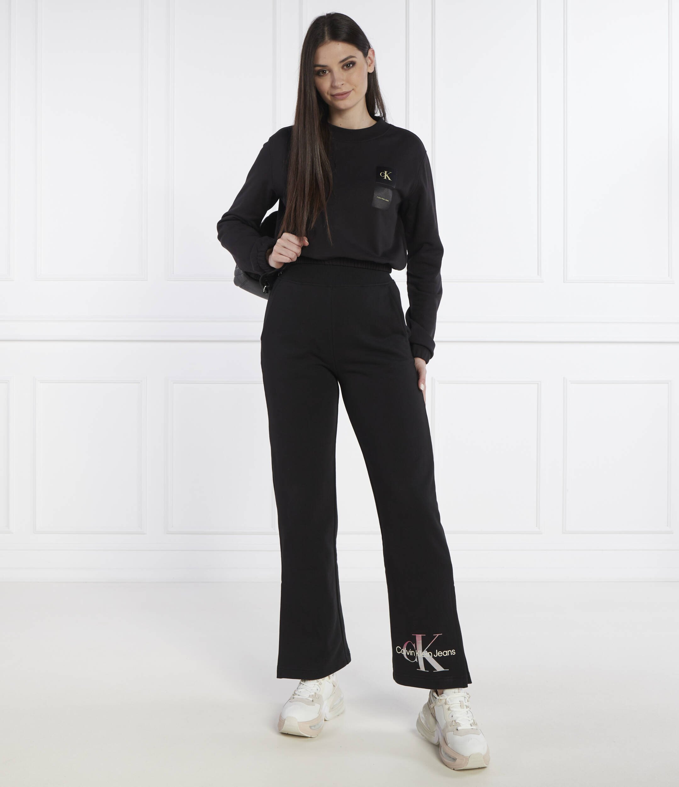 Calvin Klein Jeans Hanorac SATIN BOXES | Cropped Fit