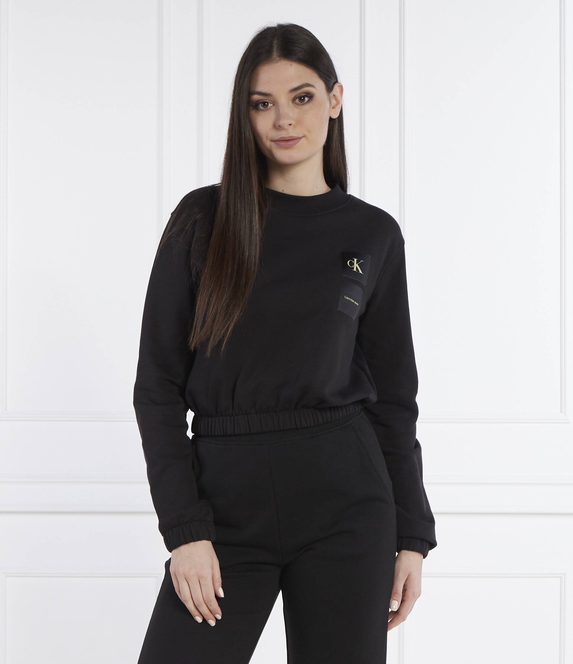Calvin Klein Jeans Hanorac SATIN BOXES | Cropped Fit