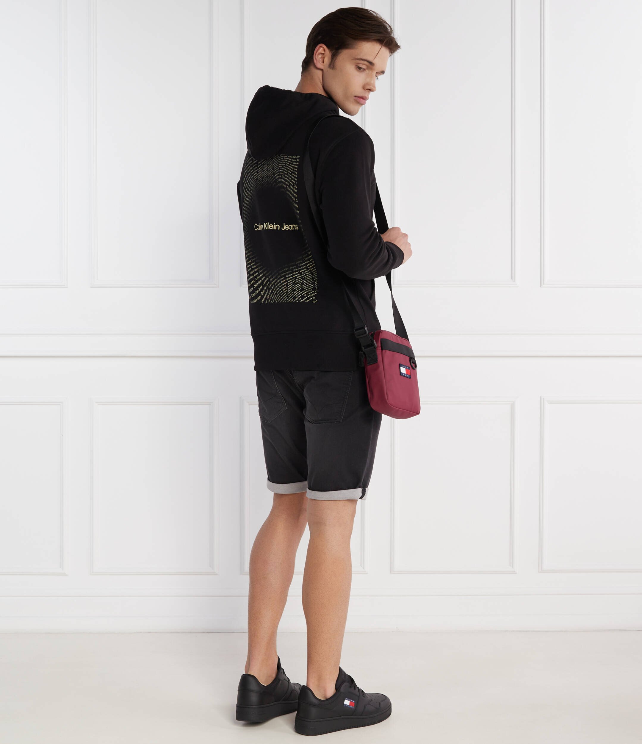 Calvin Klein Jeans Hanorac SQUARE FREQUENCY LOGO | Comfort fit