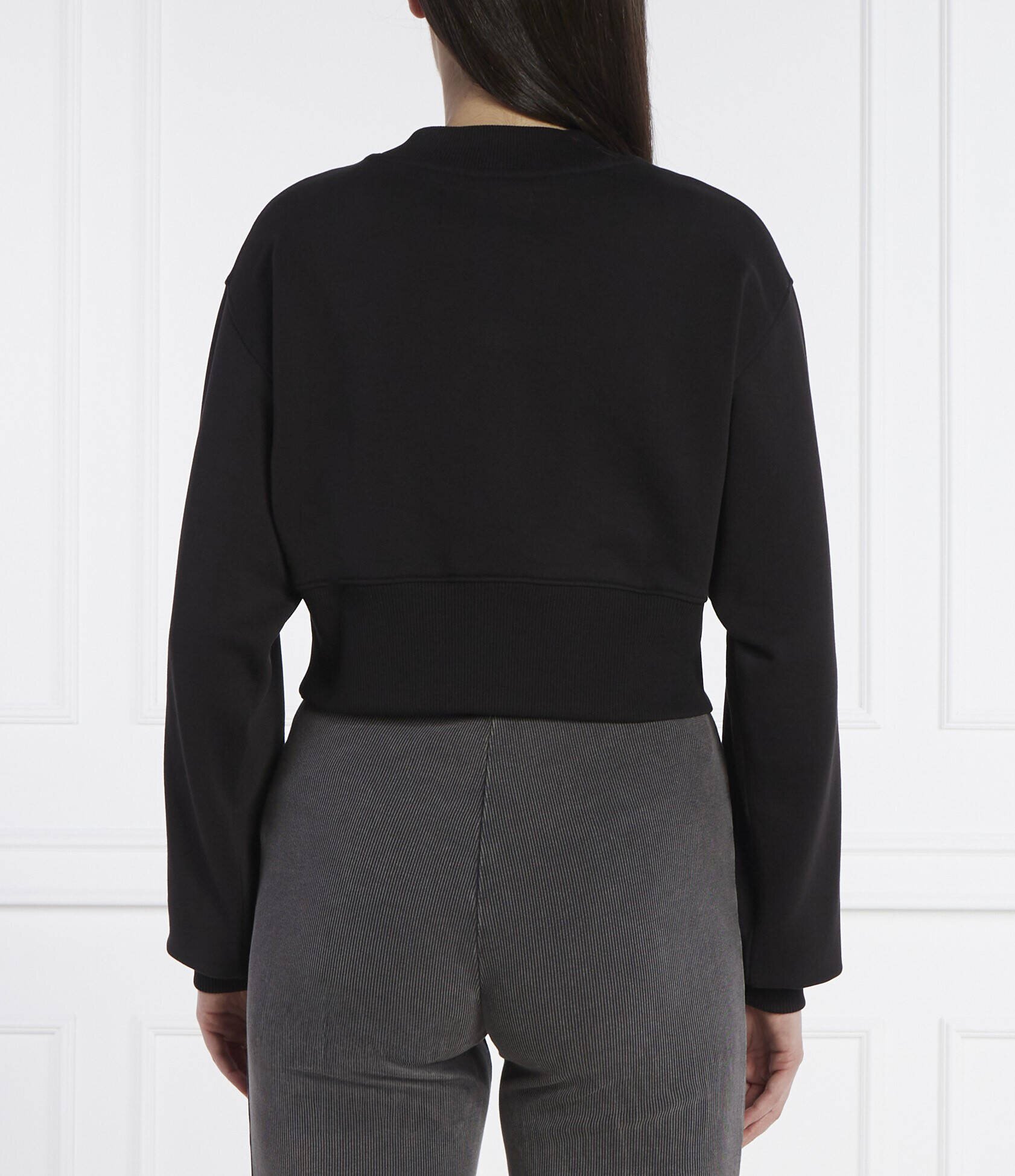 Calvin Klein Jeans Hanorac STACKED INSTITUTIONAL | Cropped Fit