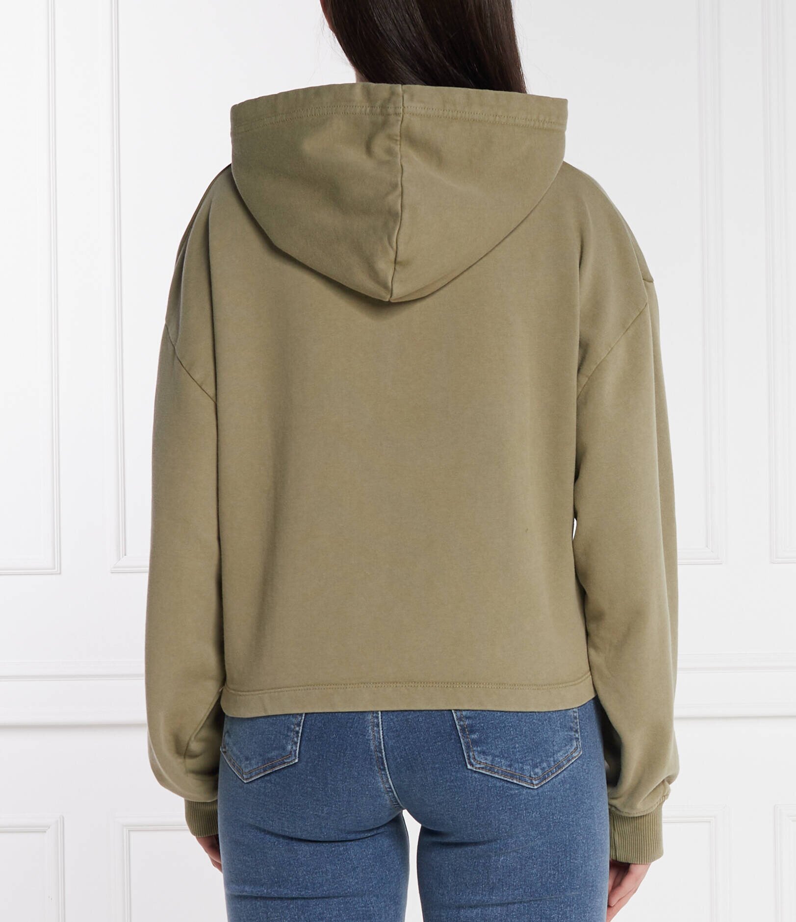 Calvin Klein Jeans Hanorac WOVEN LABEL | Cropped Fit