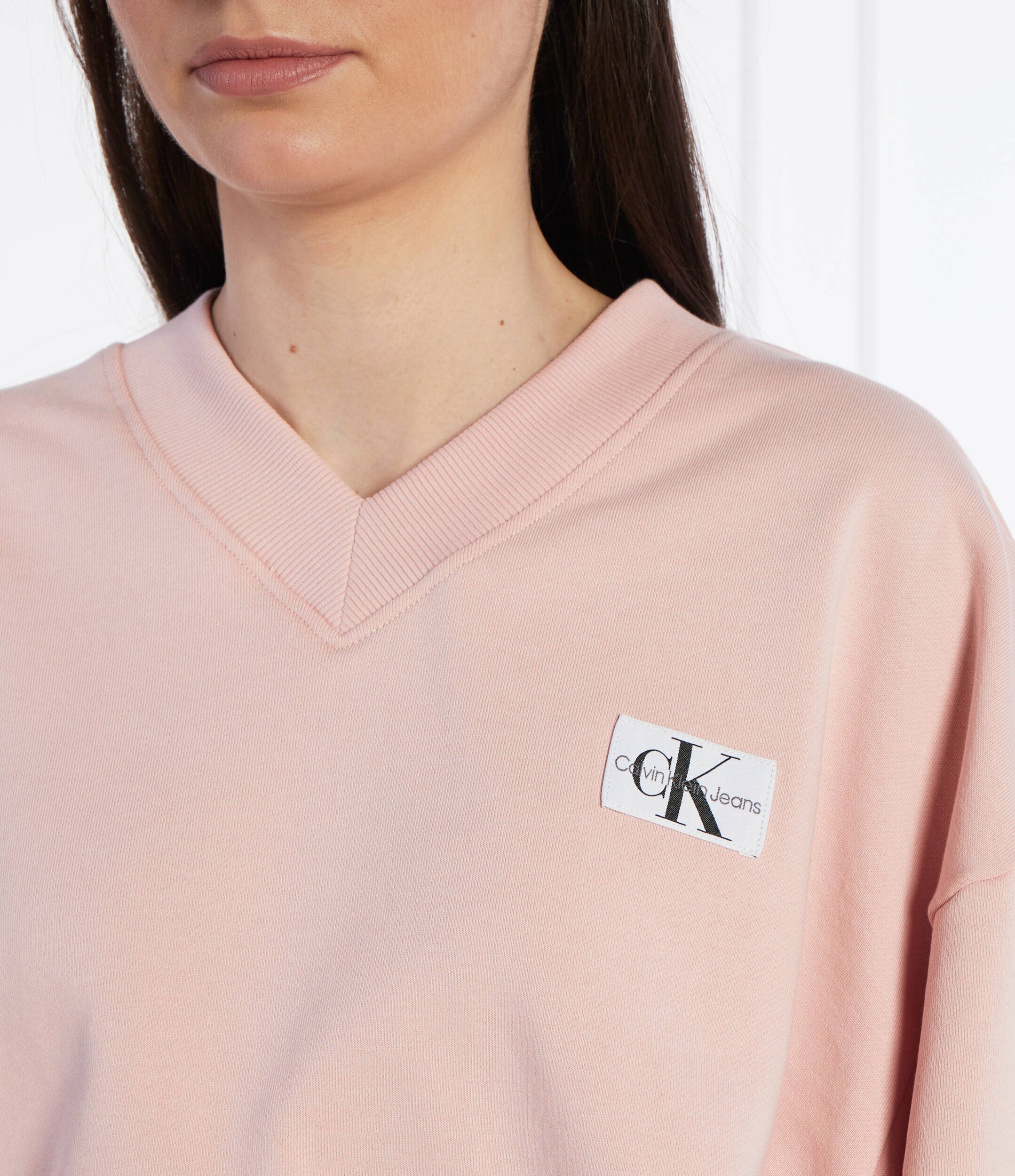 Calvin Klein Jeans Hanorac WOVEN LABEL | Cropped Fit