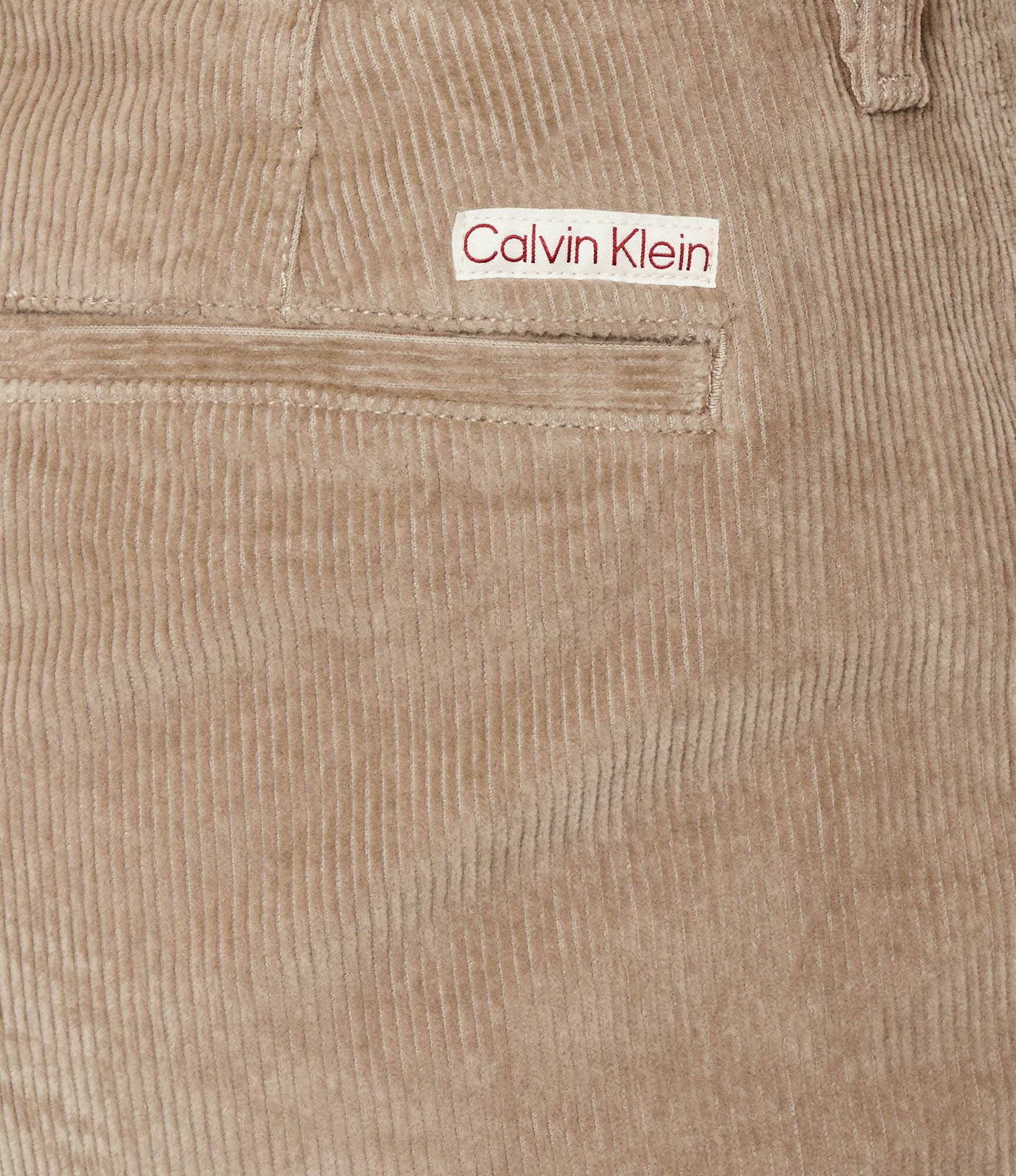 Calvin Klein Jeans Pantaloni chino 90S | Straight fit | catifea reiată