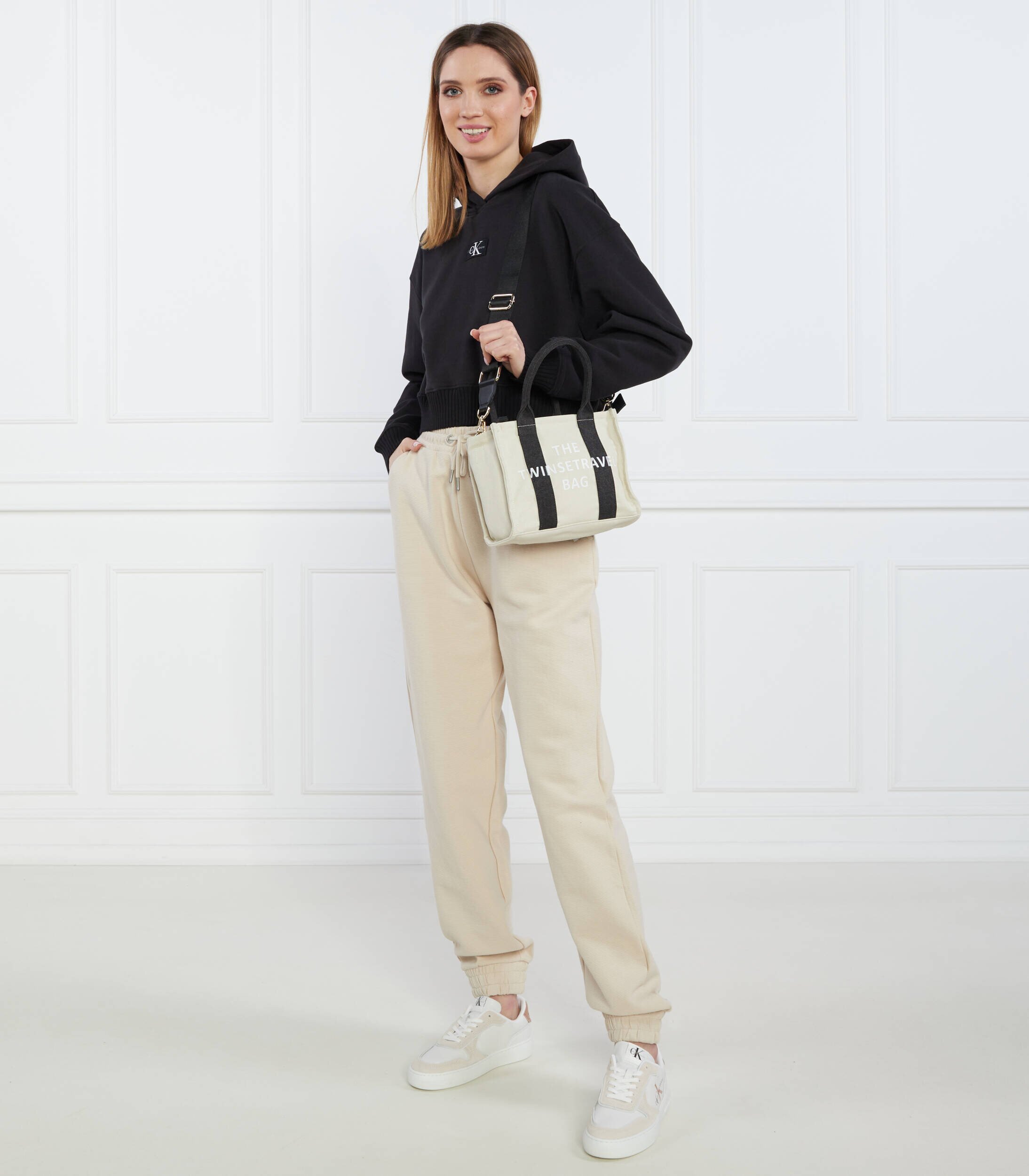 Calvin Klein Jeans Pantaloni de trening TAB OTTOMAN | Straight fit