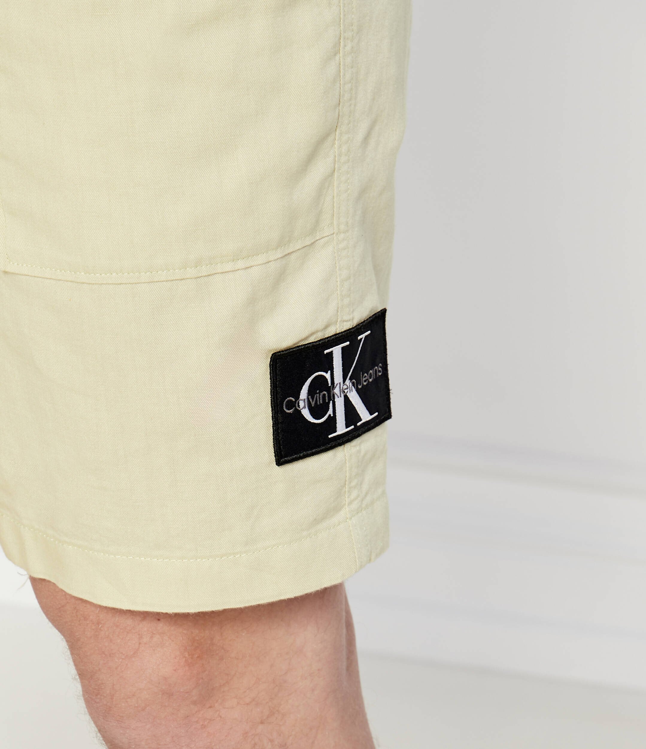 Calvin Klein Jeans Pantaloni scurți | cu adaos de in