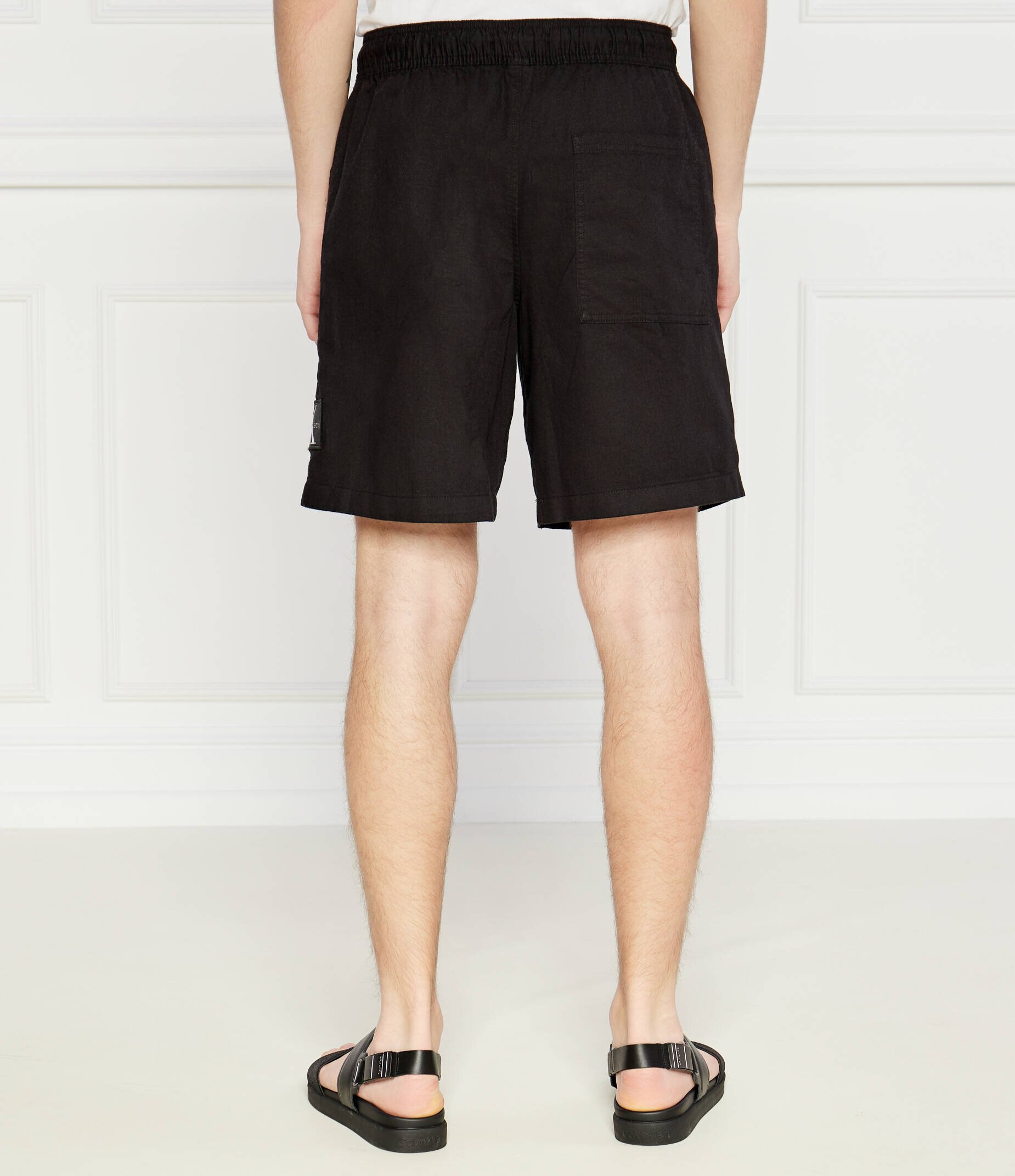 Calvin Klein Jeans Pantaloni scurți | cu adaos de in