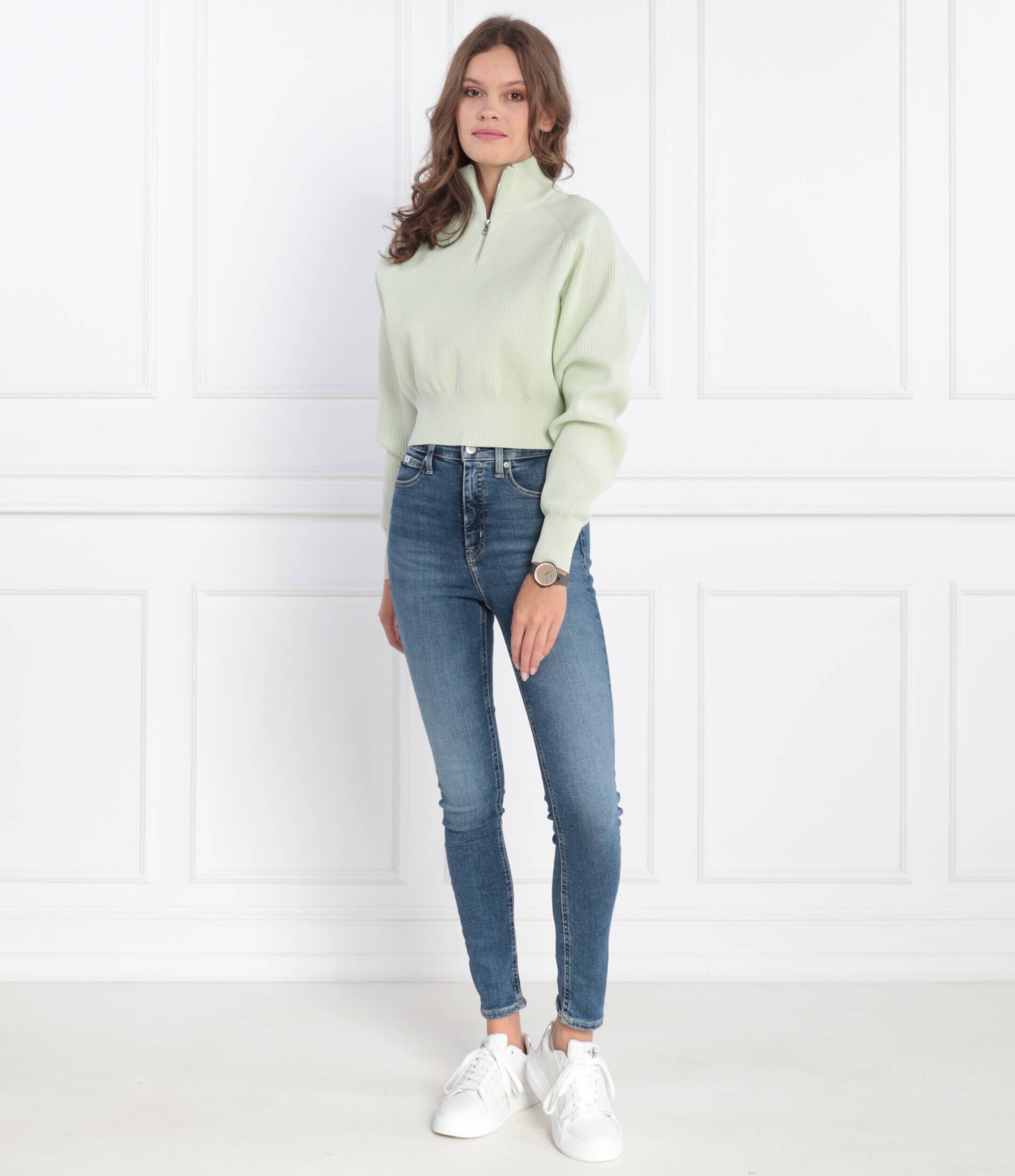 Calvin Klein Jeans Pulover HALF ZIP | Regular Fit