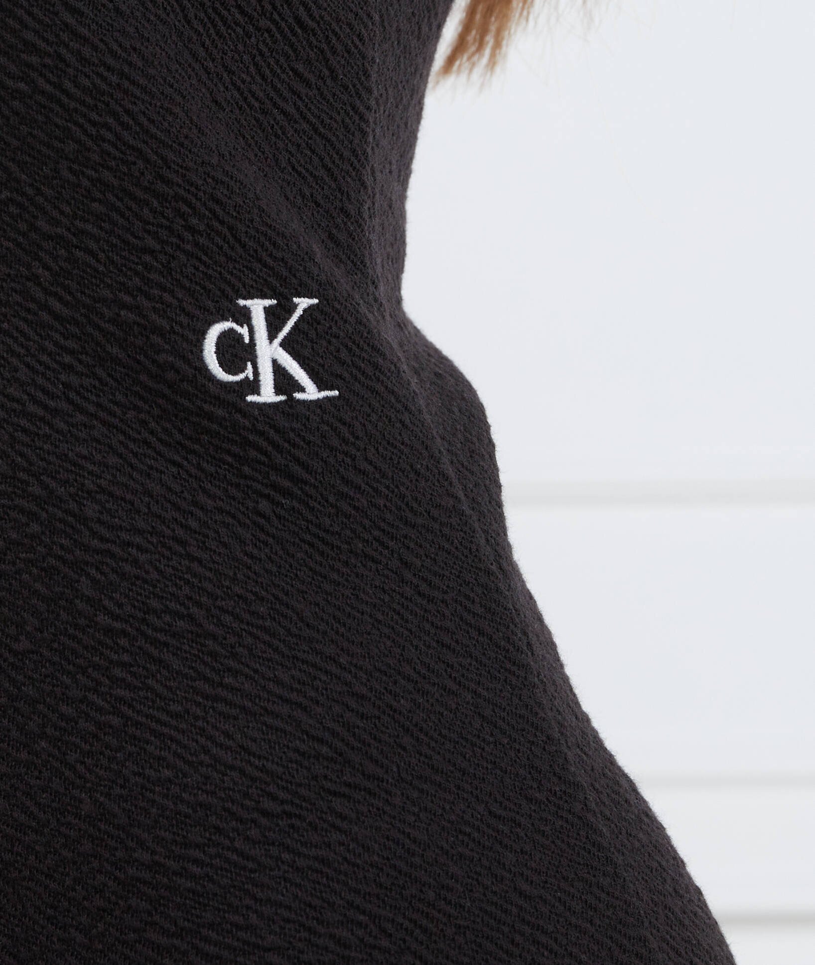Calvin Klein Jeans Rochie SLUB RIB STRAPPY DRESS