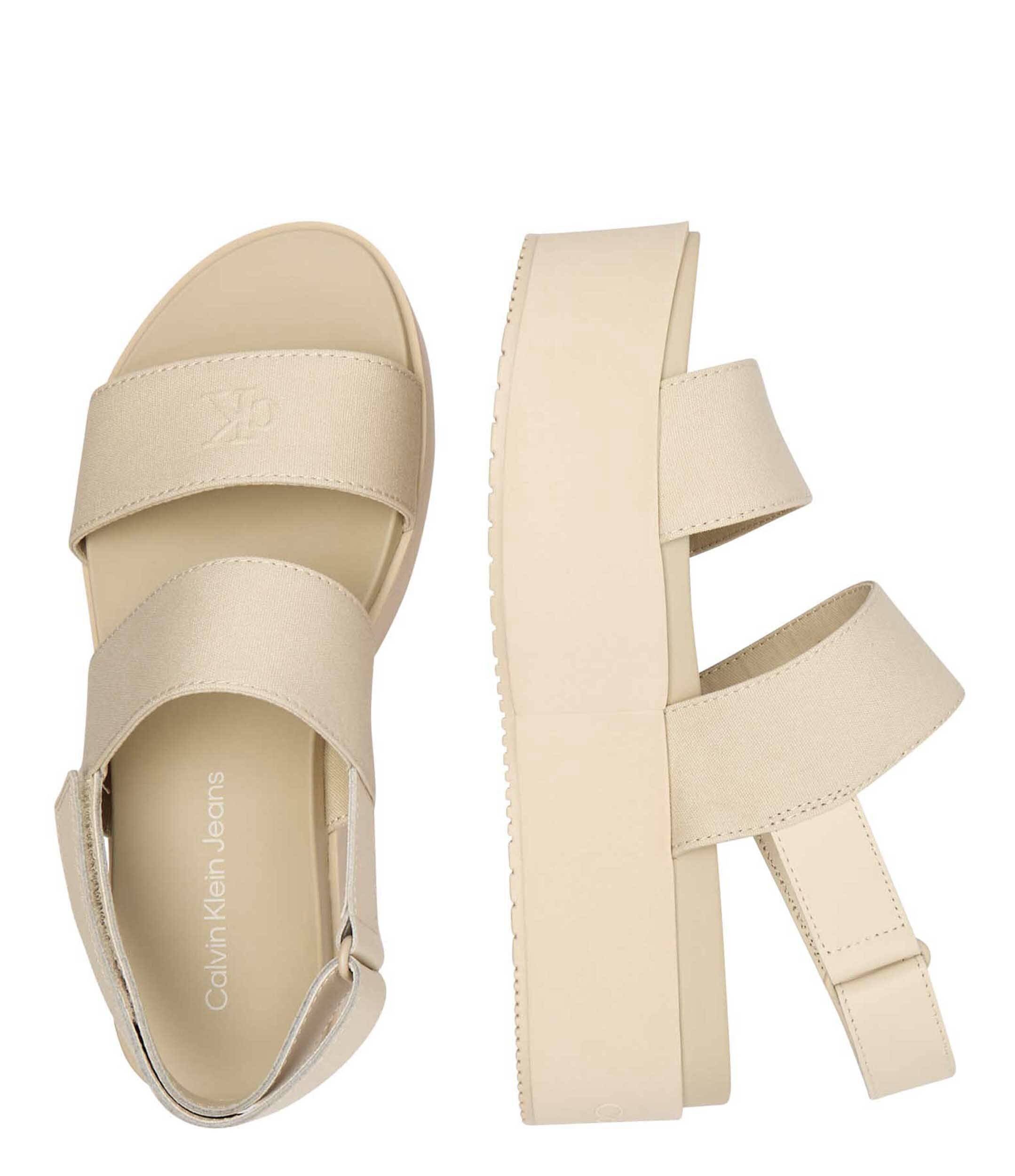 Calvin Klein Jeans Sandale cu adaos de piele