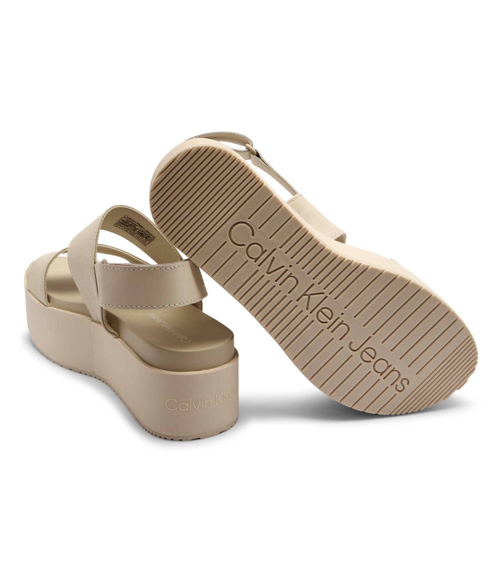 Calvin Klein Jeans Sandale cu adaos de piele