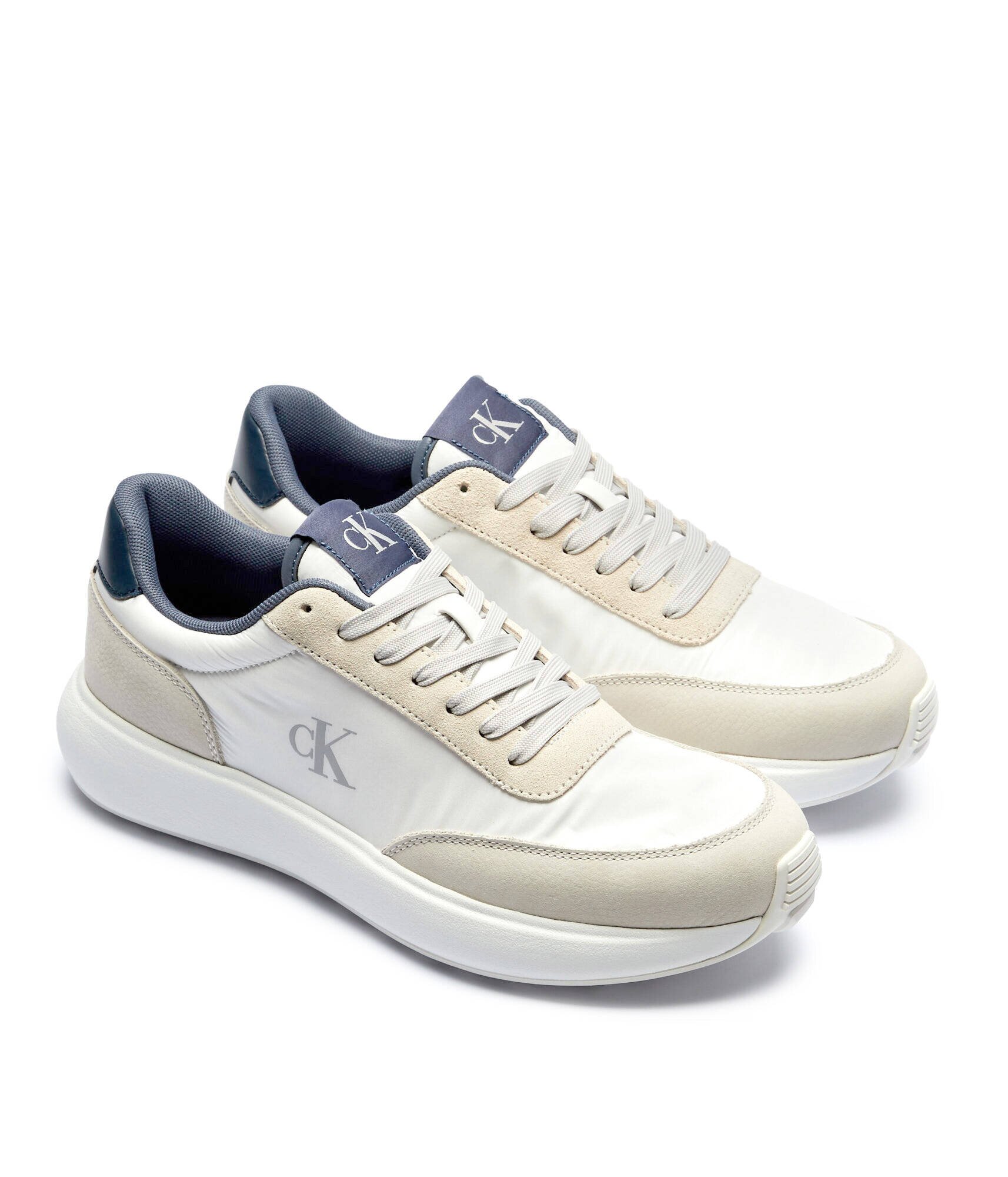 Calvin Klein Jeans Sneakers cu adaos de piele