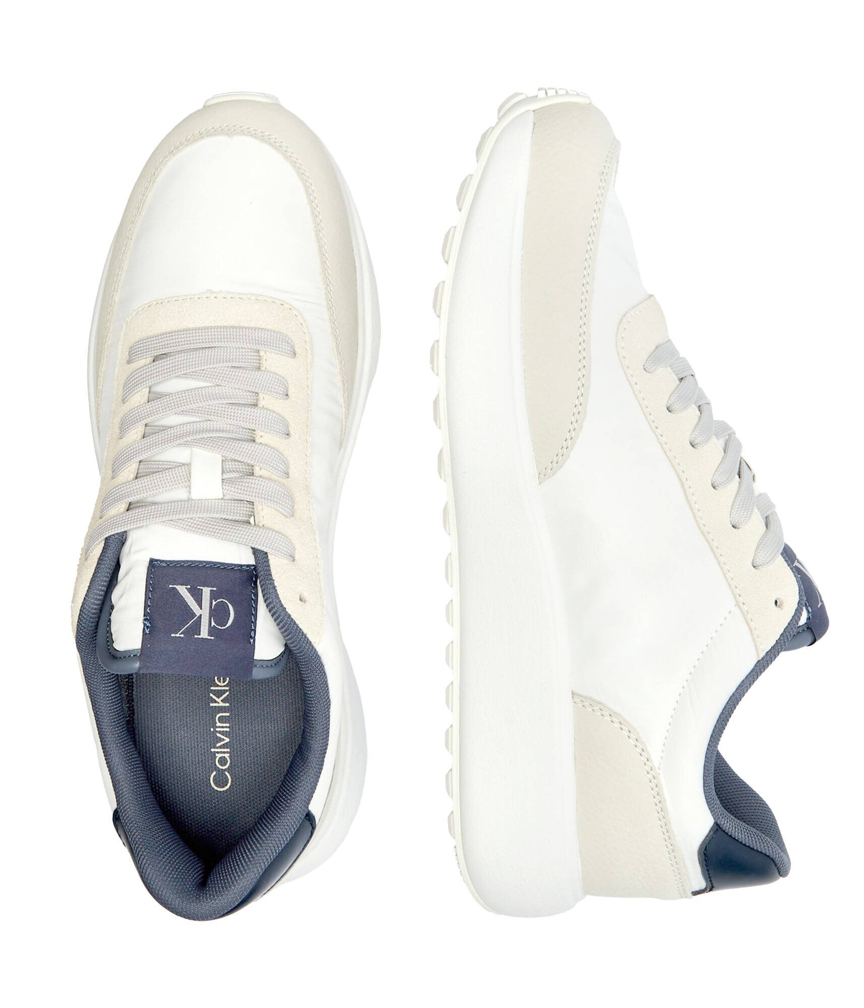 Calvin Klein Jeans Sneakers cu adaos de piele