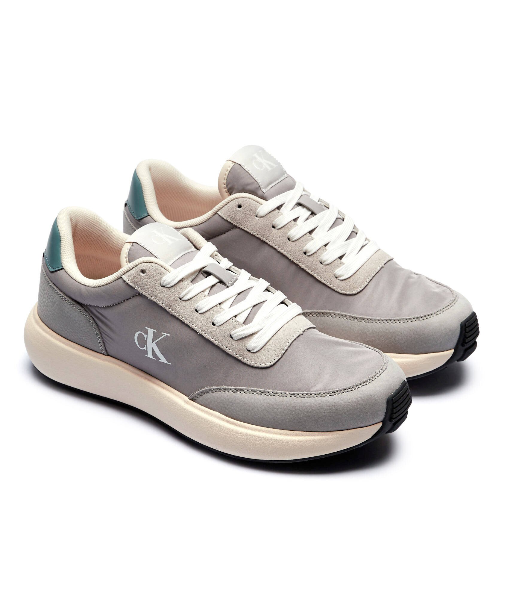 Calvin Klein Jeans Sneakers cu adaos de piele
