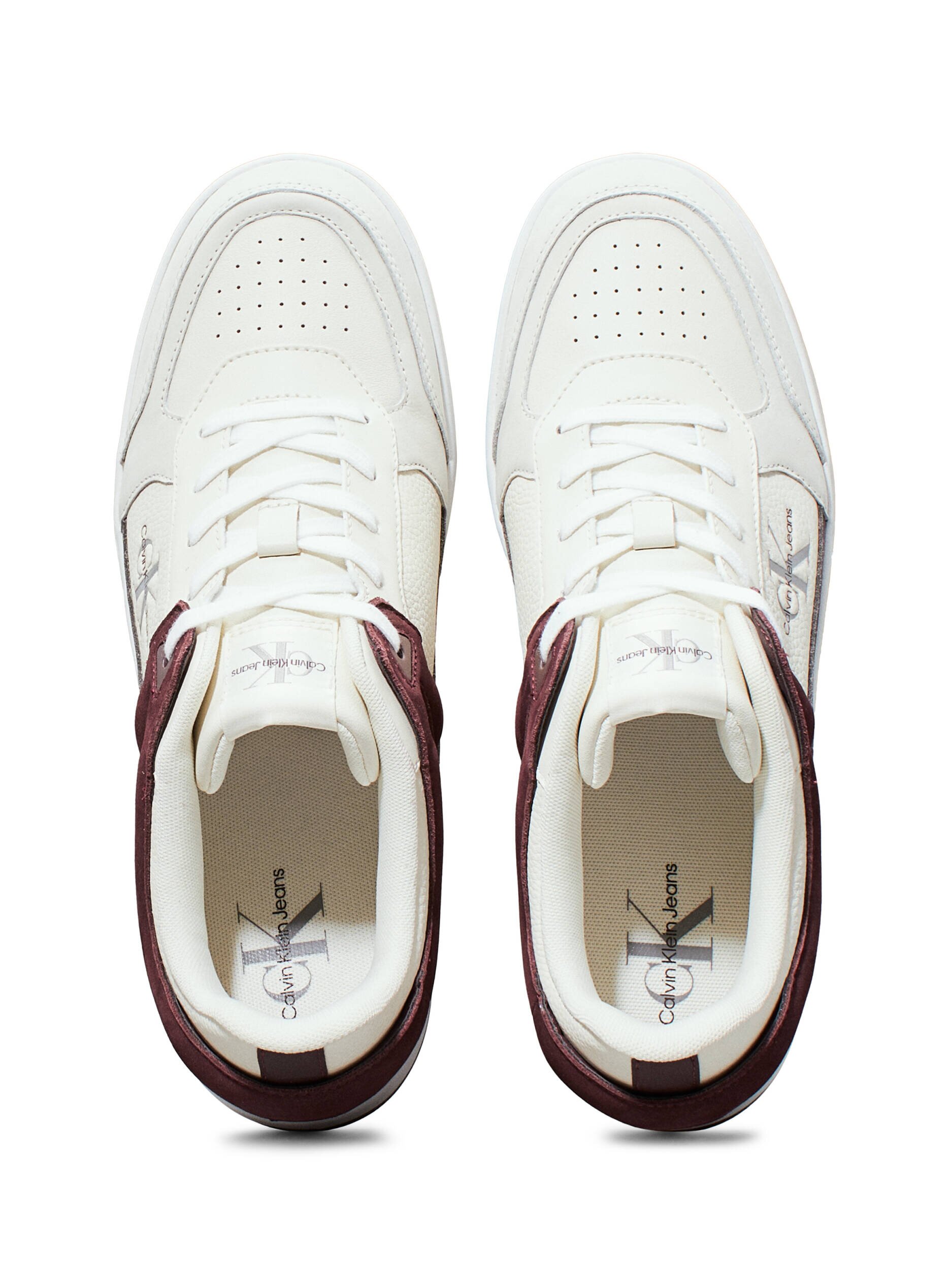 Calvin Klein Jeans Sneakers cu adaos de piele