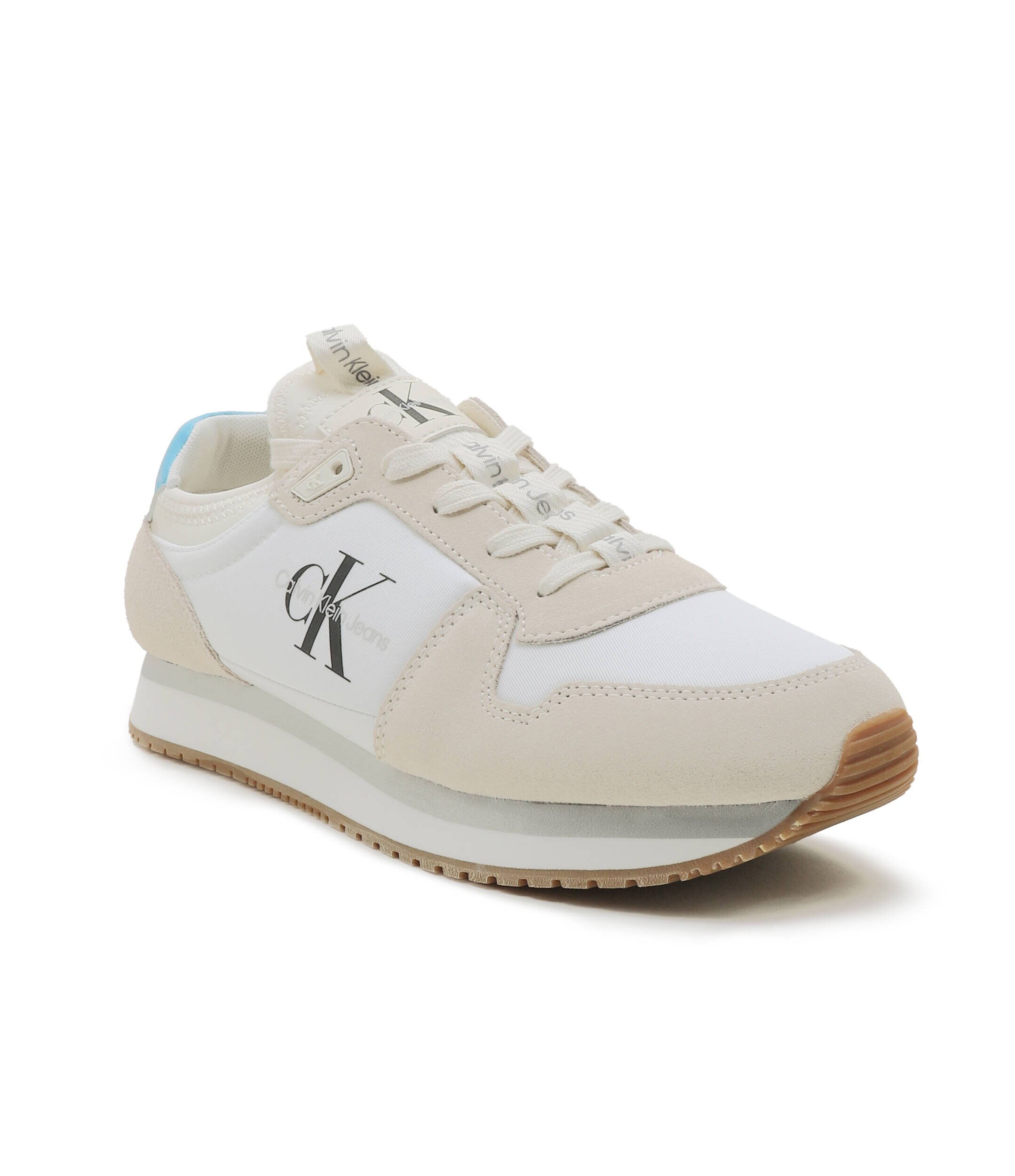 Calvin Klein Jeans Sneakers cu adaos de piele