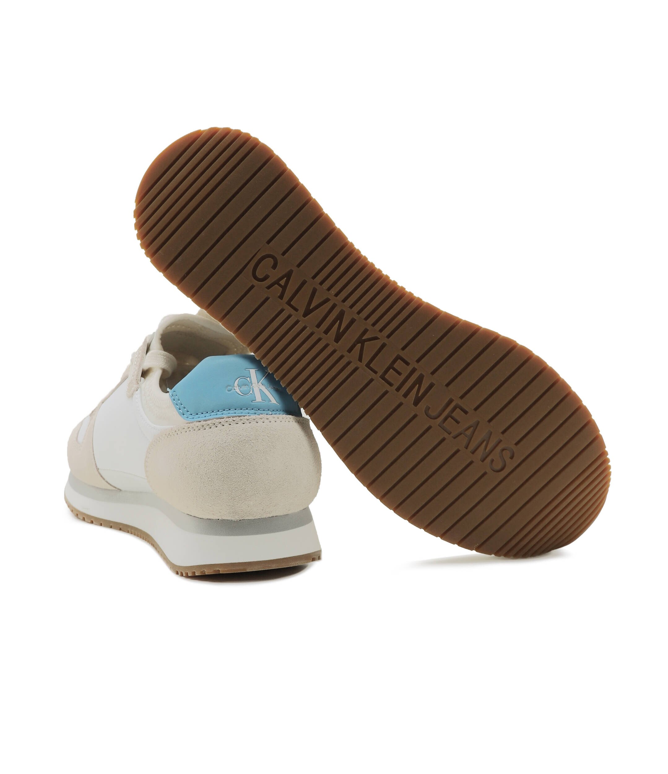 Calvin Klein Jeans Sneakers cu adaos de piele