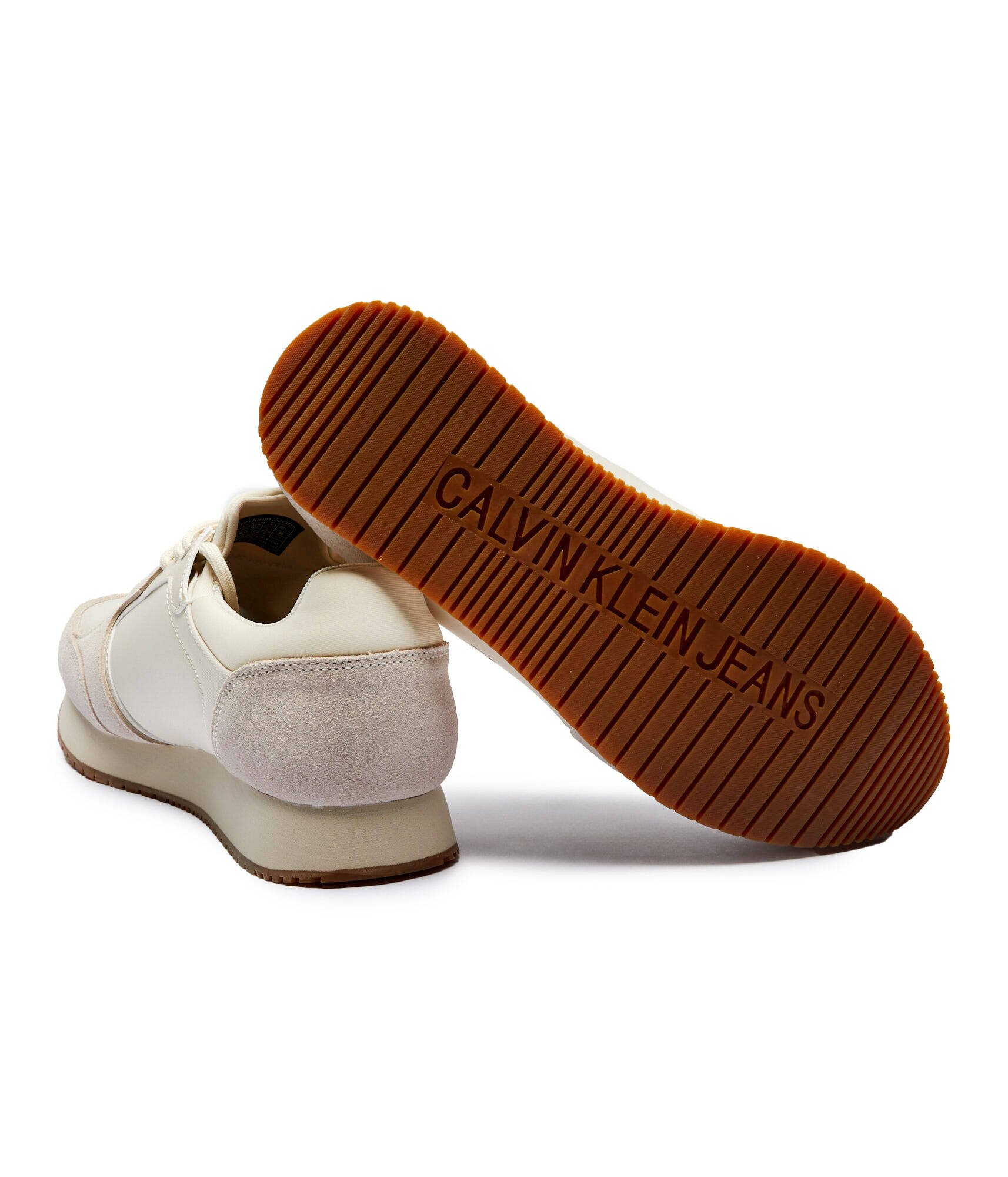 Calvin Klein Jeans Sneakers Retro Sock Runner cu adaos de piele