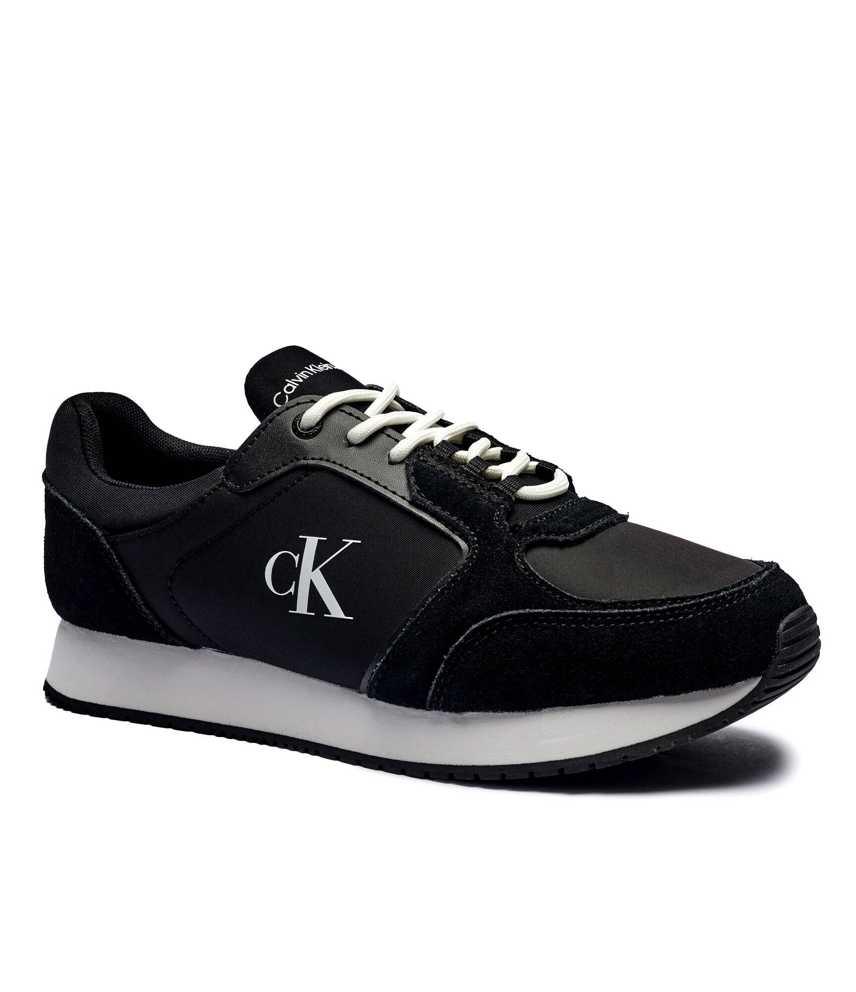 Calvin Klein Jeans Sneakers Retro Sock Runner cu adaos de piele