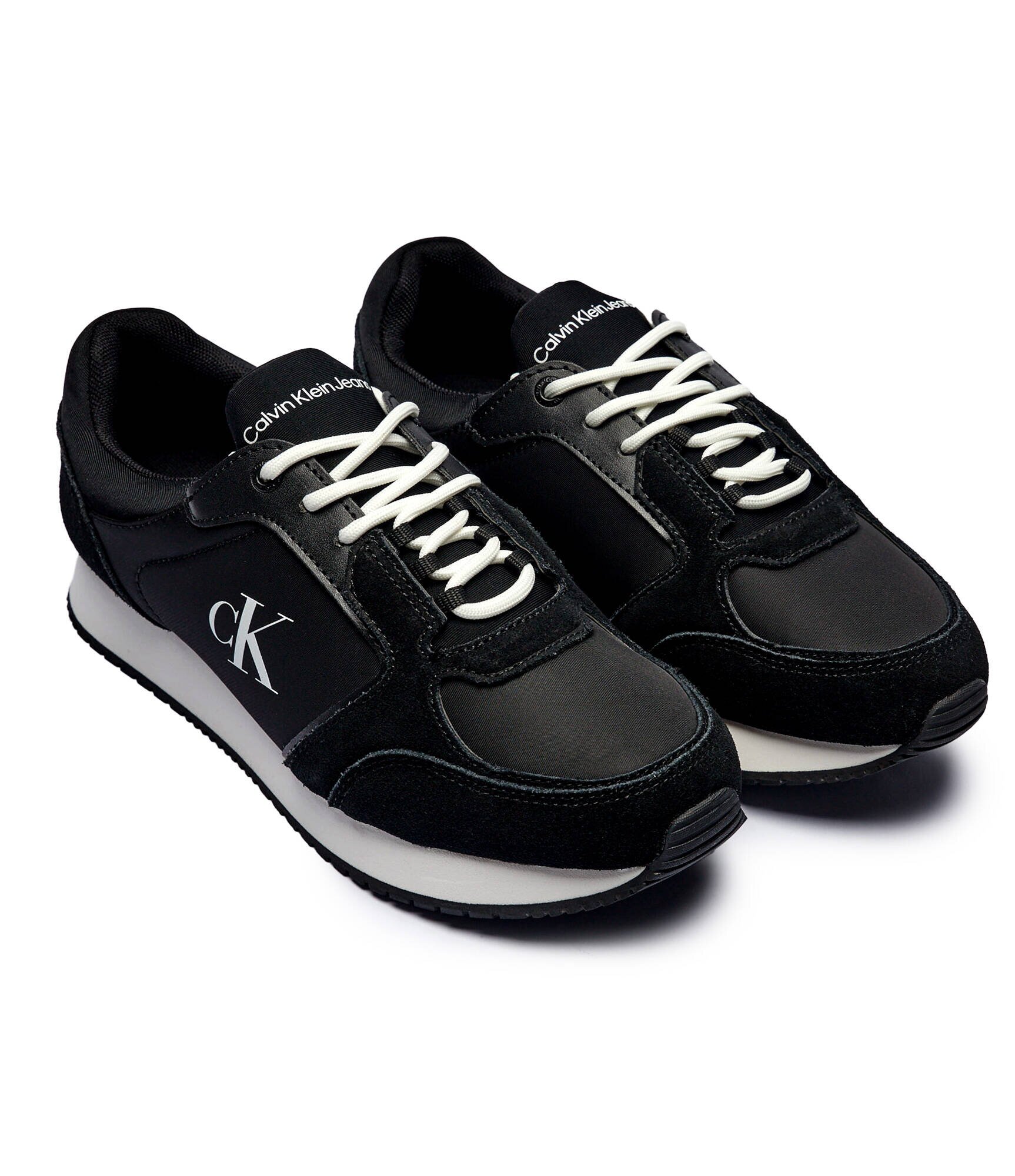 Calvin Klein Jeans Sneakers Retro Sock Runner cu adaos de piele