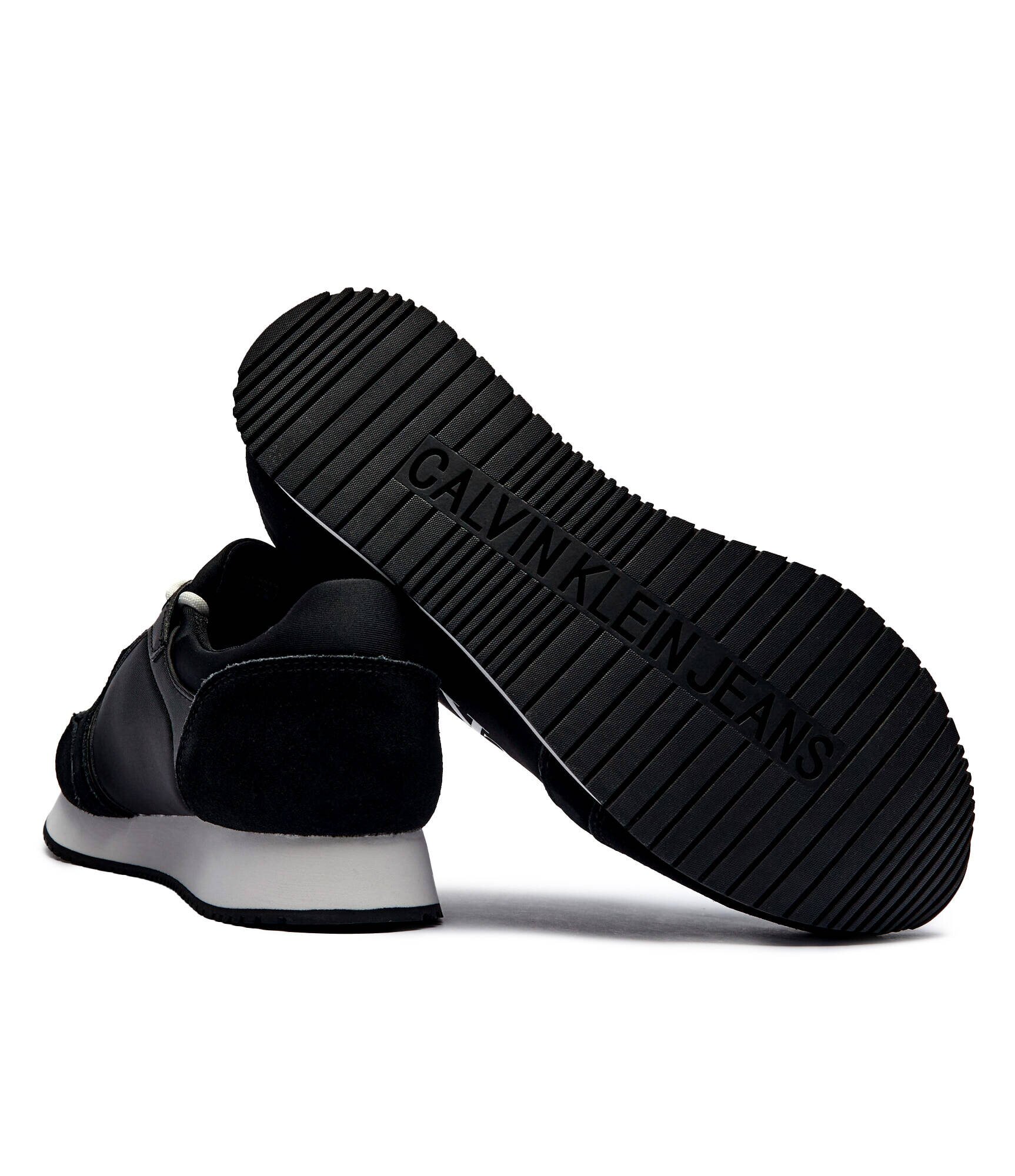 Calvin Klein Jeans Sneakers Retro Sock Runner cu adaos de piele