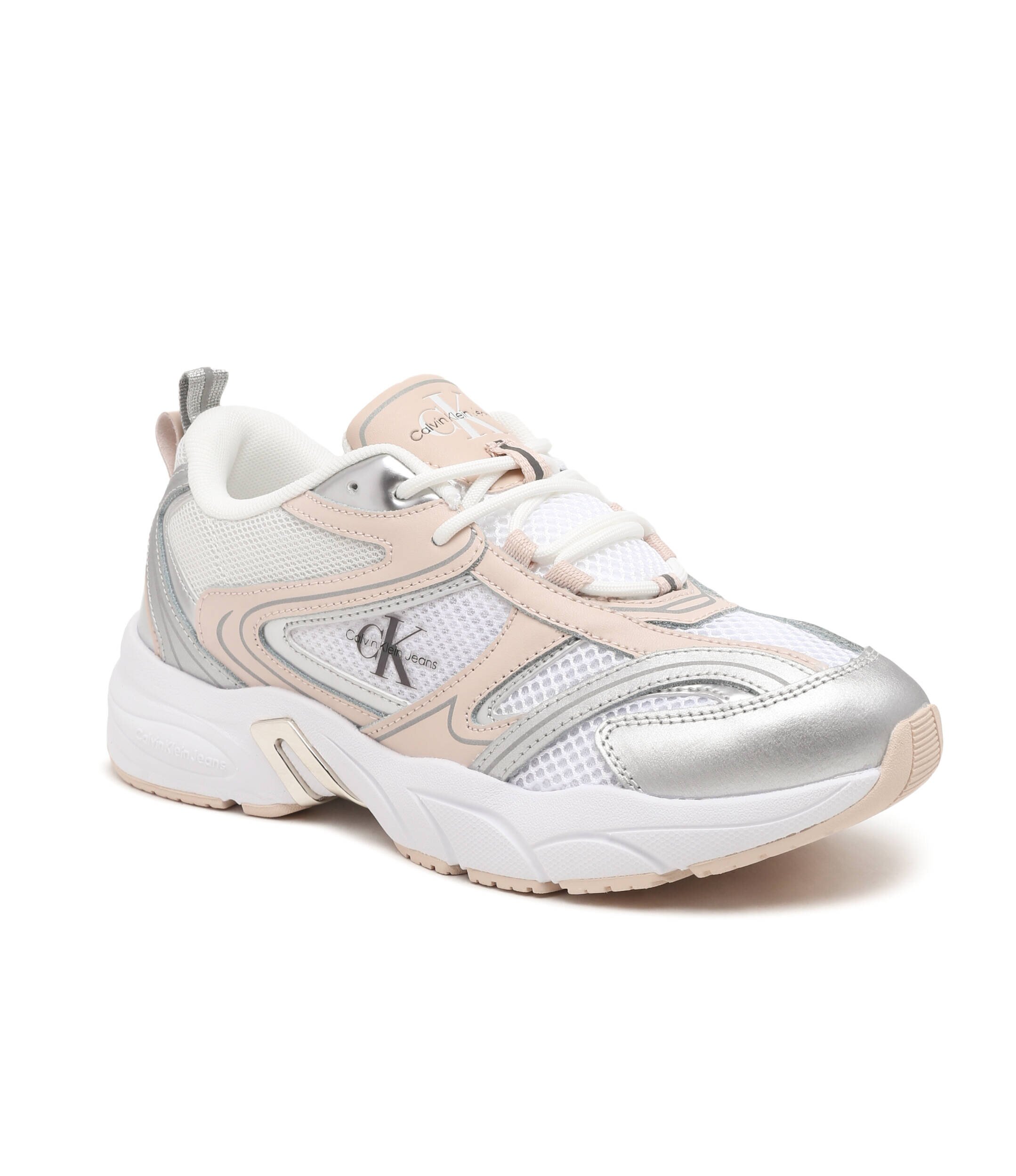 Calvin Klein Jeans Sneakers Retro Tennis cu adaos de piele