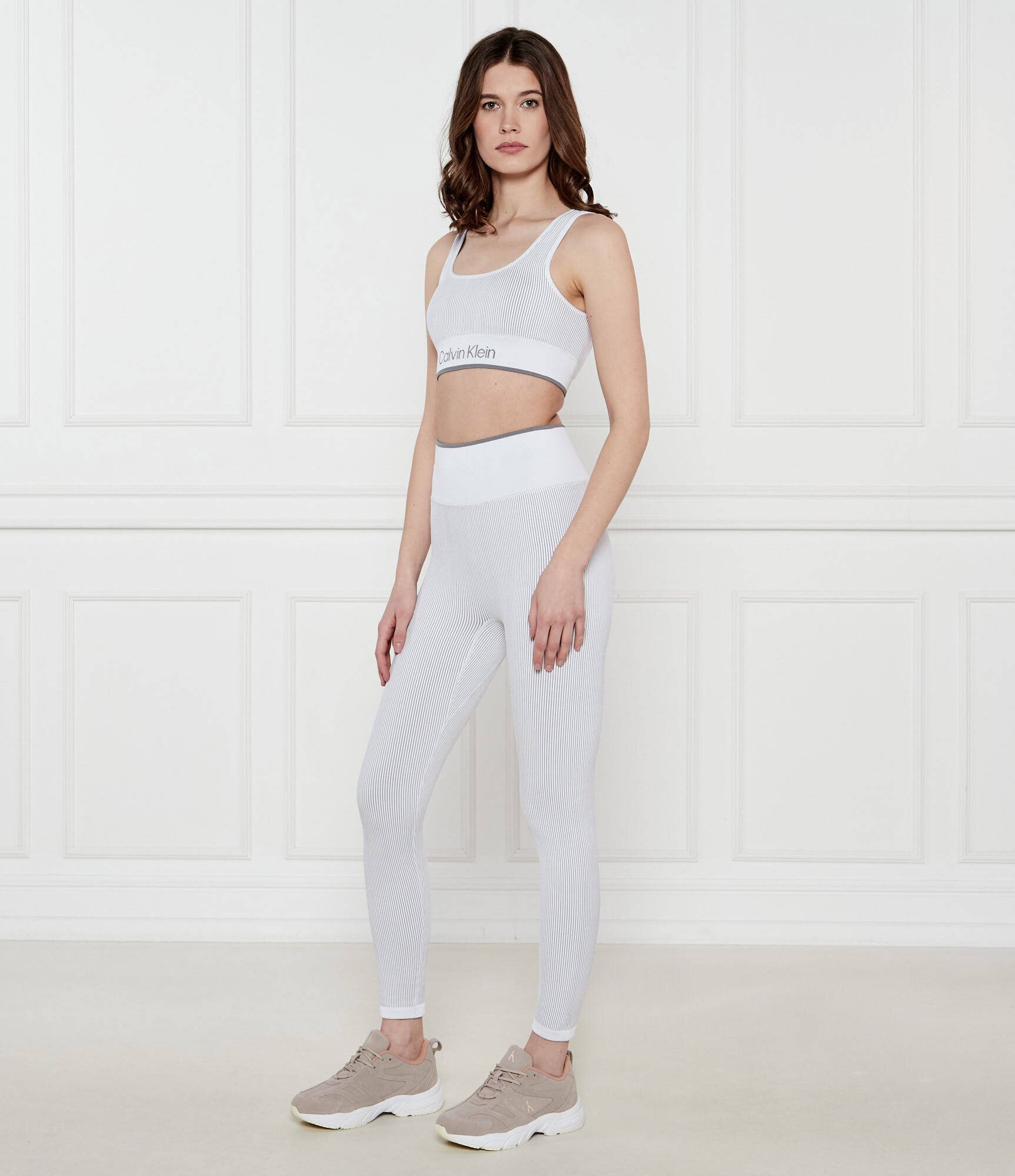 Calvin Klein Jeans Sneakers Retro Tennis | piele întoarsă