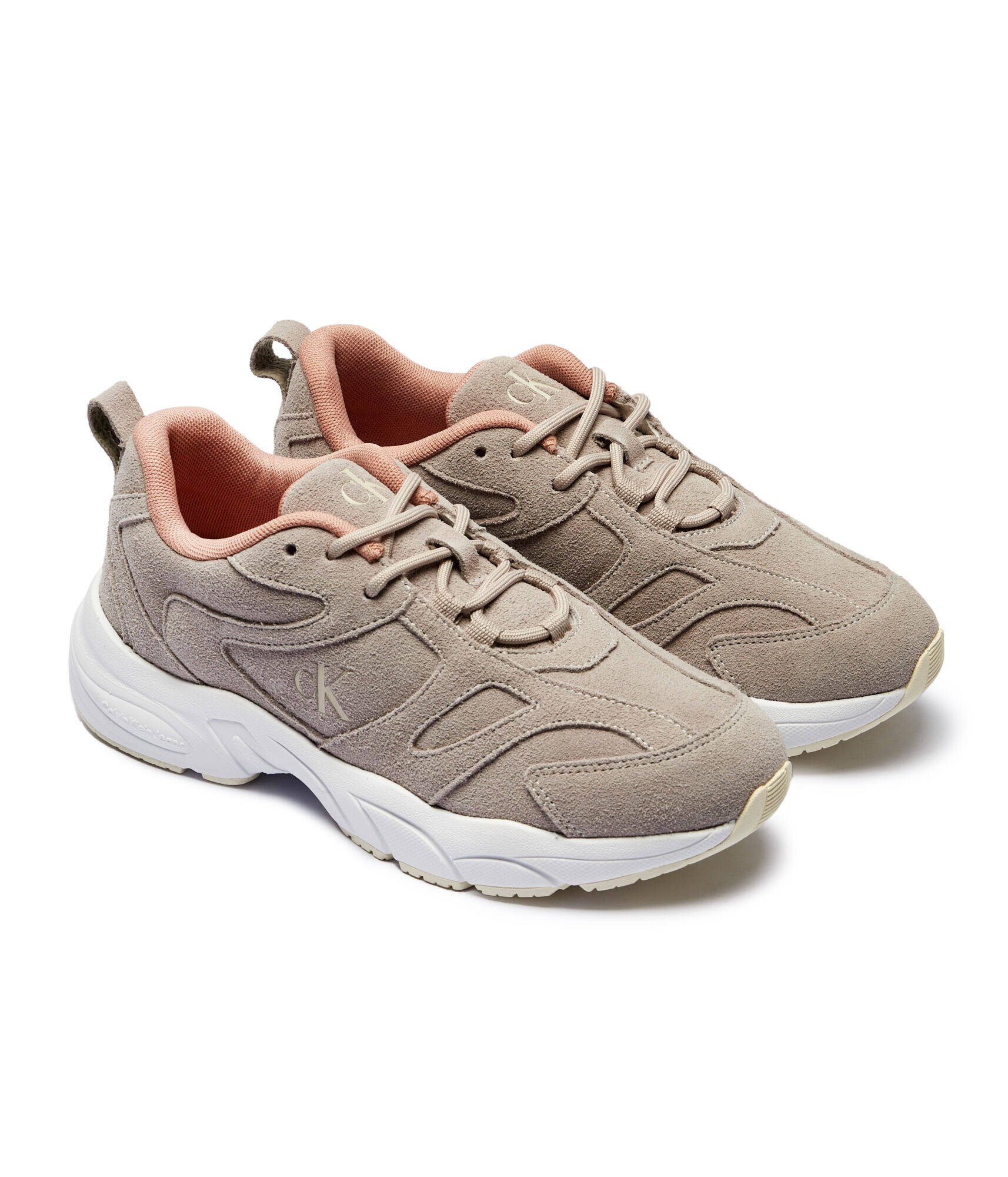 Calvin Klein Jeans Sneakers Retro Tennis | piele întoarsă