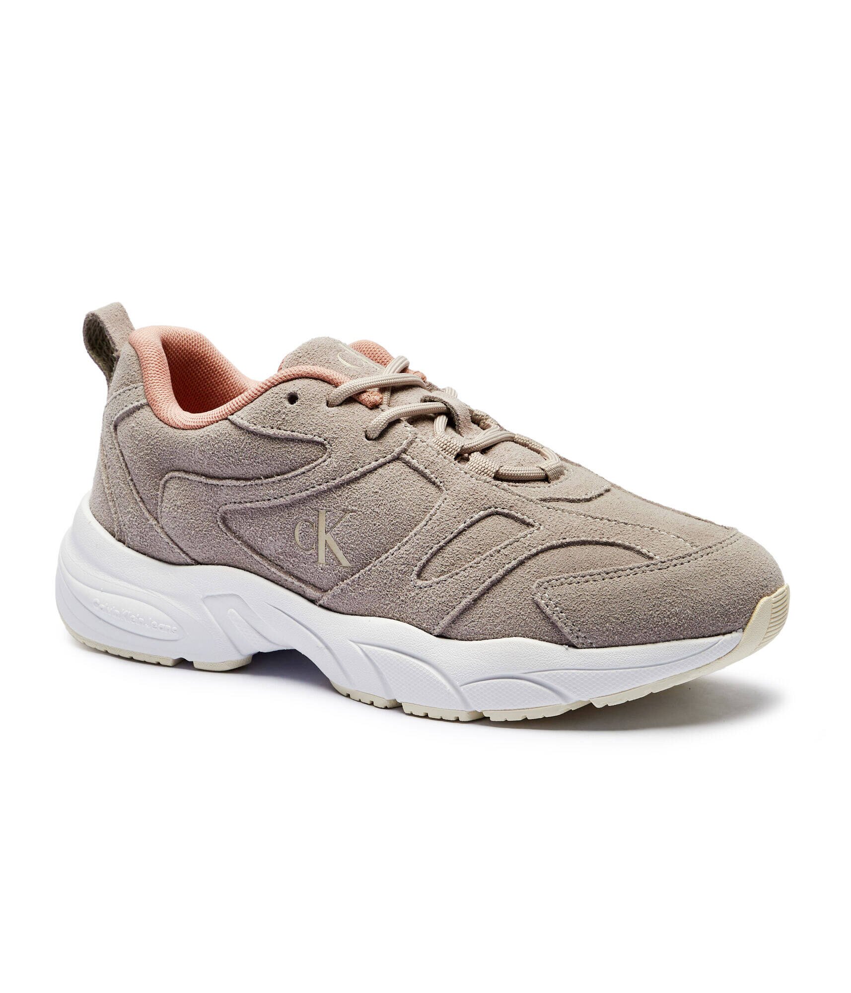 Calvin Klein Jeans Sneakers Retro Tennis | piele întoarsă