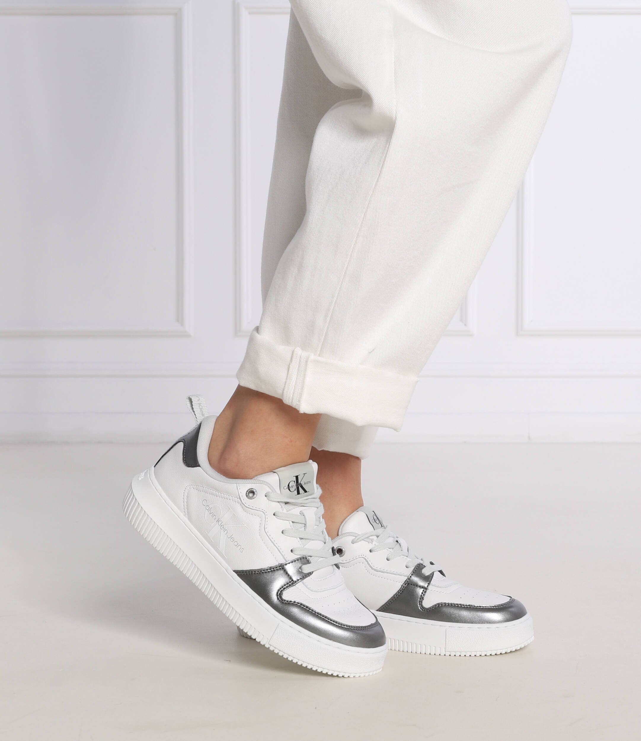 Calvin Klein Jeans Teniși din piele Chunky
