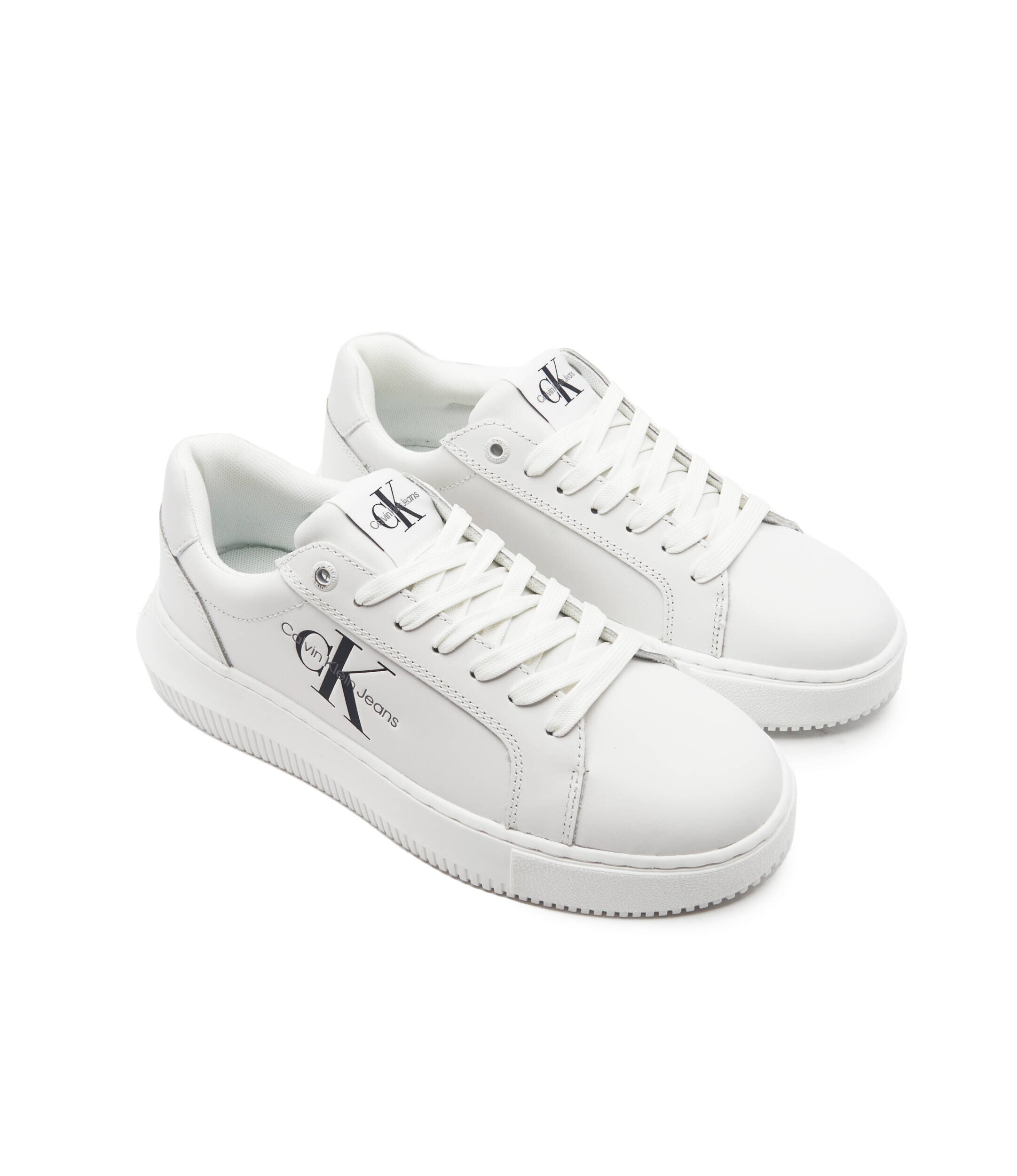 Calvin Klein Jeans Teniși din piele Cupsole
