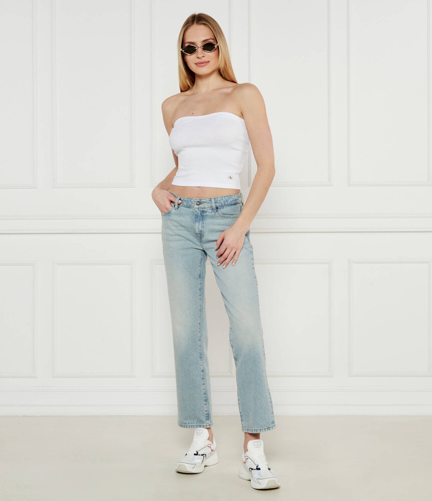 Calvin Klein Jeans Top | Cropped Fit
